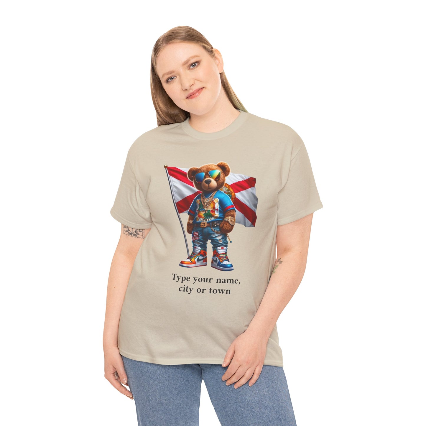Florida Drip Bear #4 – Luxury Streetwear Graphic Tee - Personalized Unisex Shirt, also for Kids