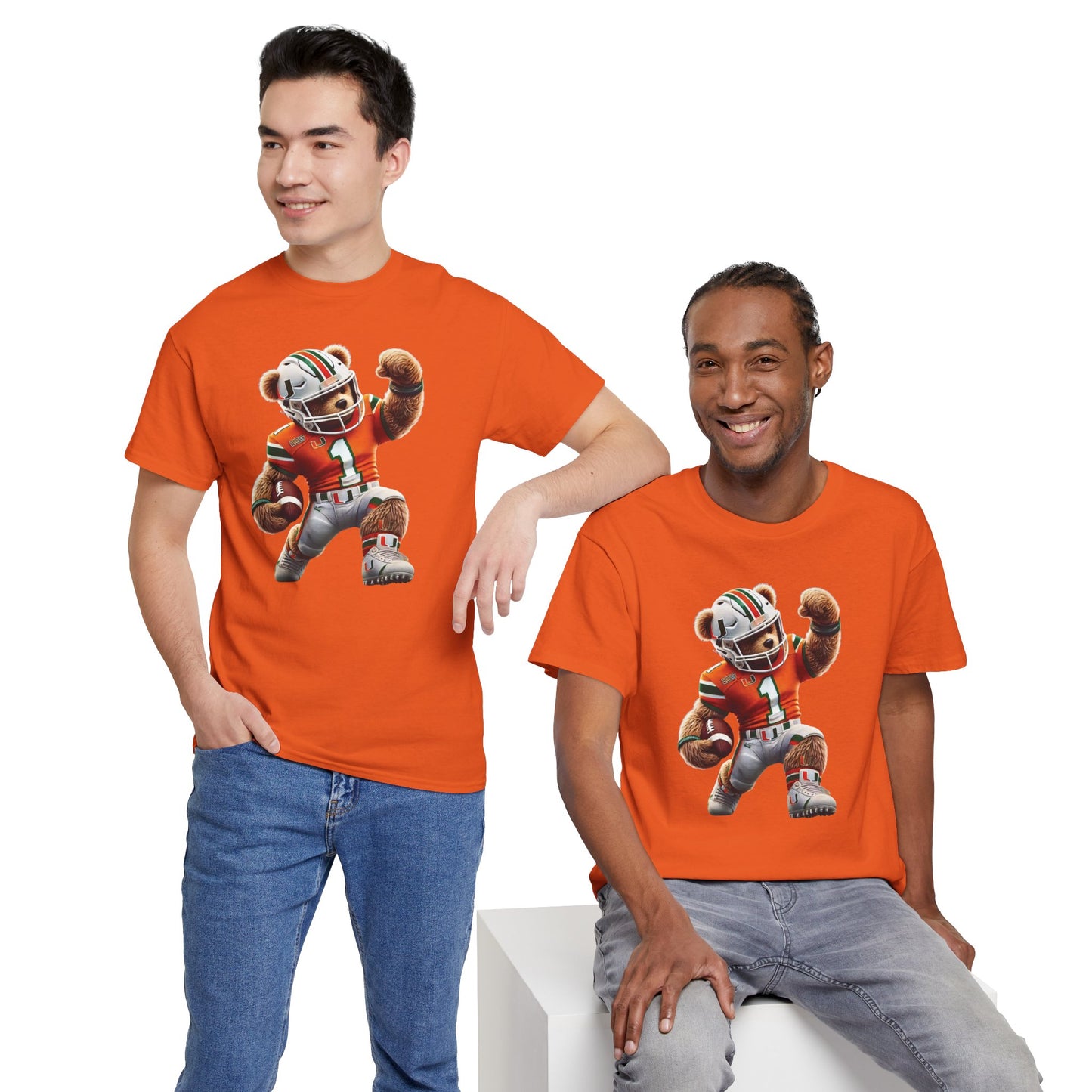 Miami Hurricanes Football Teddy Tee (Express Delivery available)