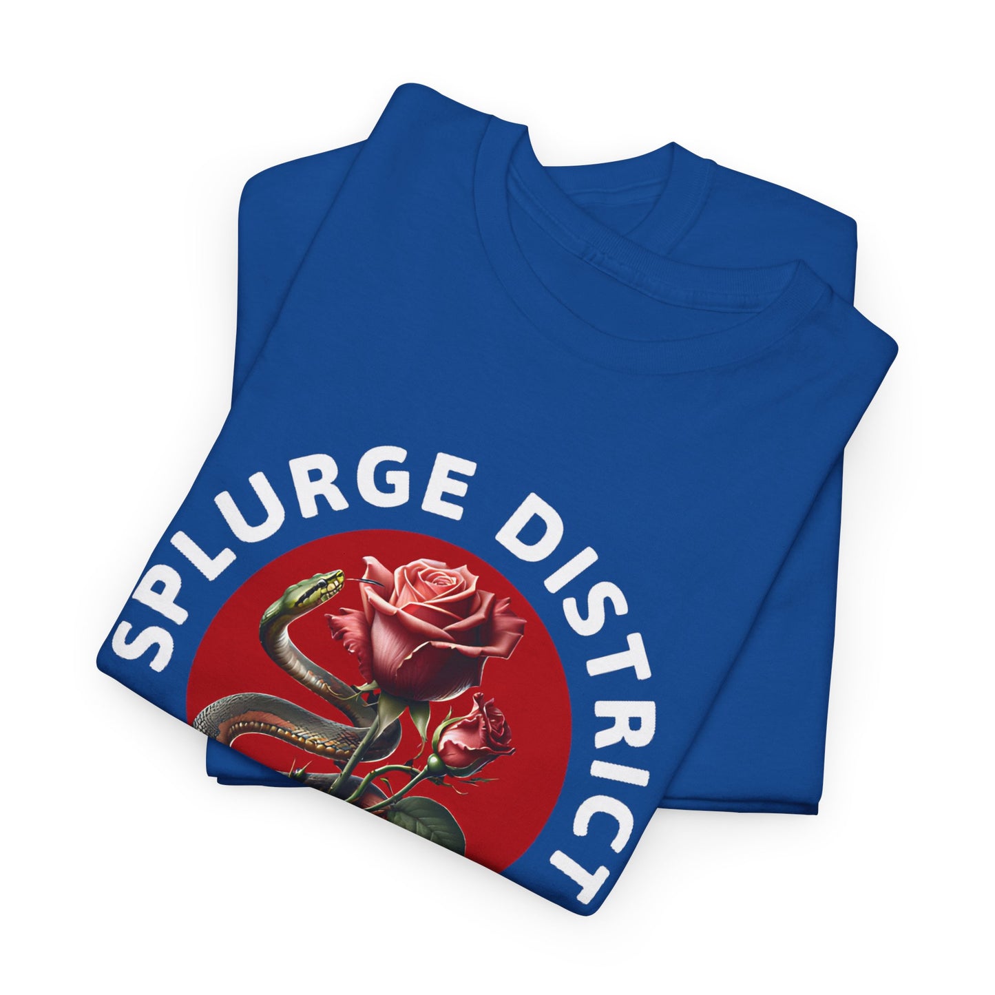 Splurge District Graphic Tee - with Rose Design
