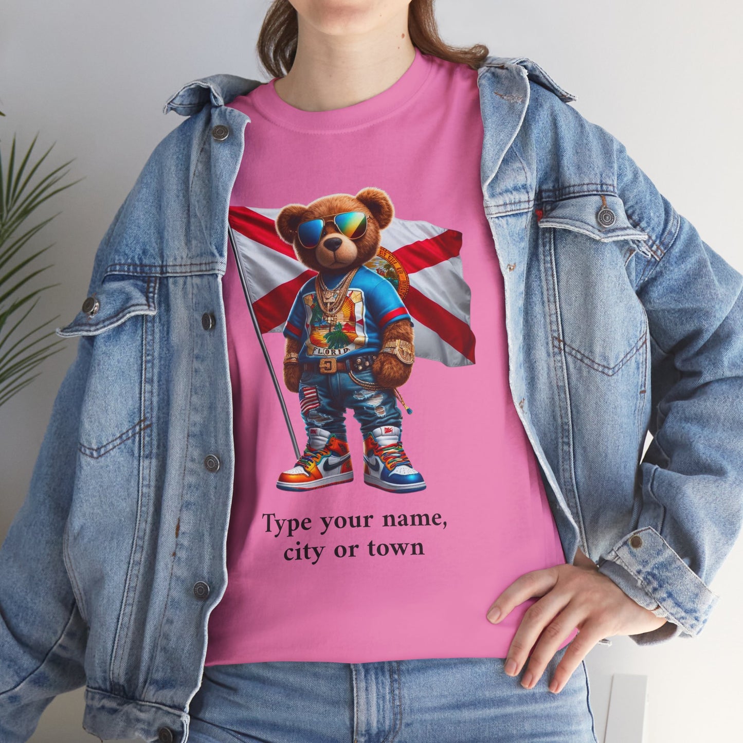 Florida Drip Bear #4 – Luxury Streetwear Graphic Tee - Personalized Unisex Shirt, also for Kids