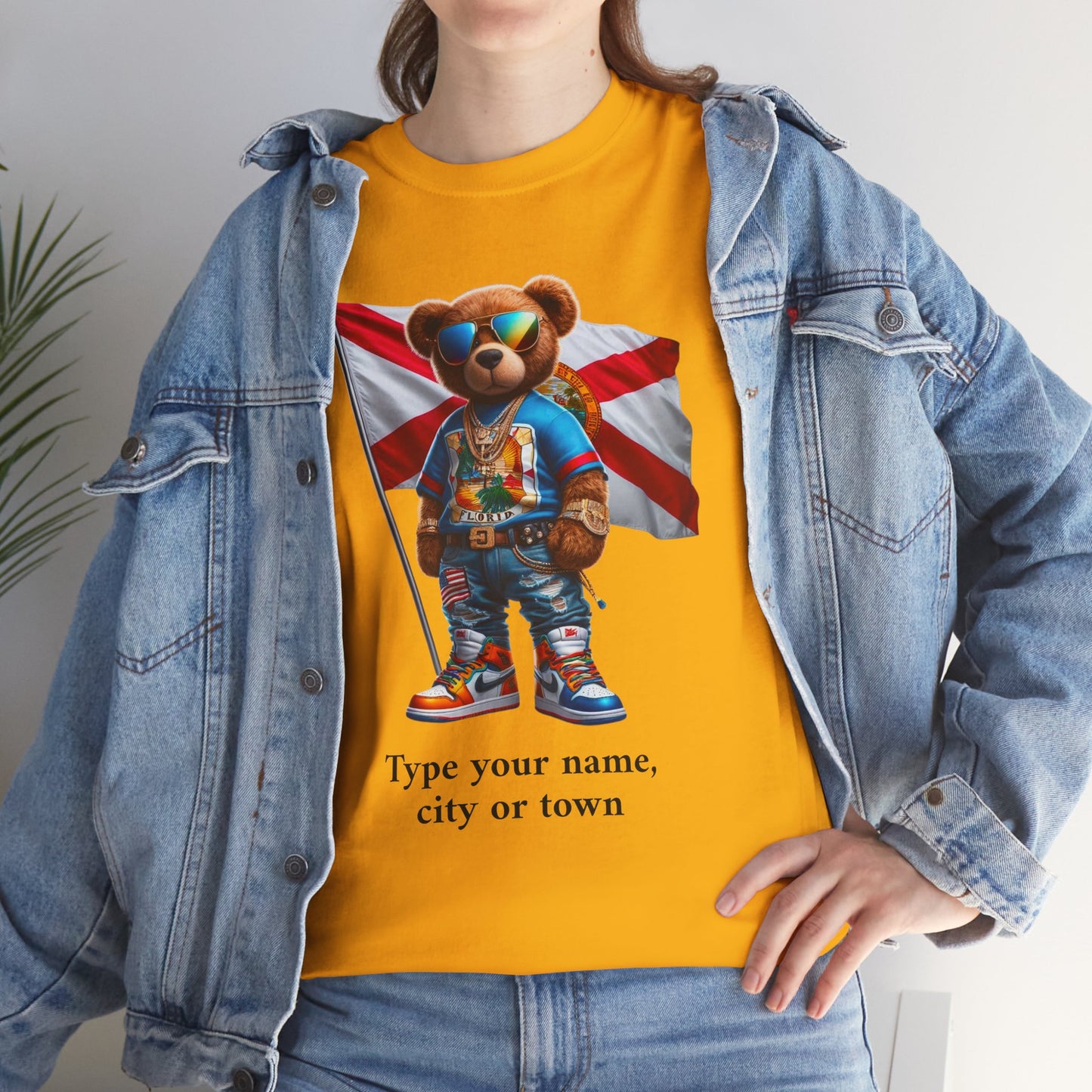 Florida Drip Bear #4 – Luxury Streetwear Graphic Tee - Personalized Unisex Shirt, also for Kids