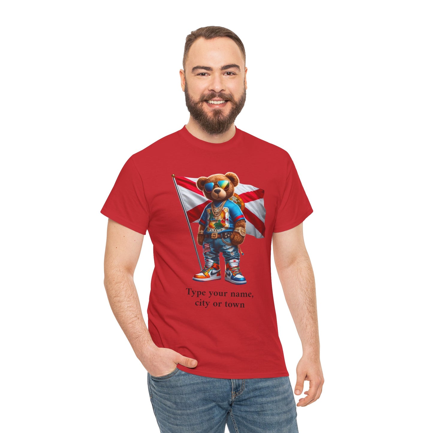 Florida Drip Bear #4 – Luxury Streetwear Graphic Tee - Personalized Unisex Shirt, also for Kids