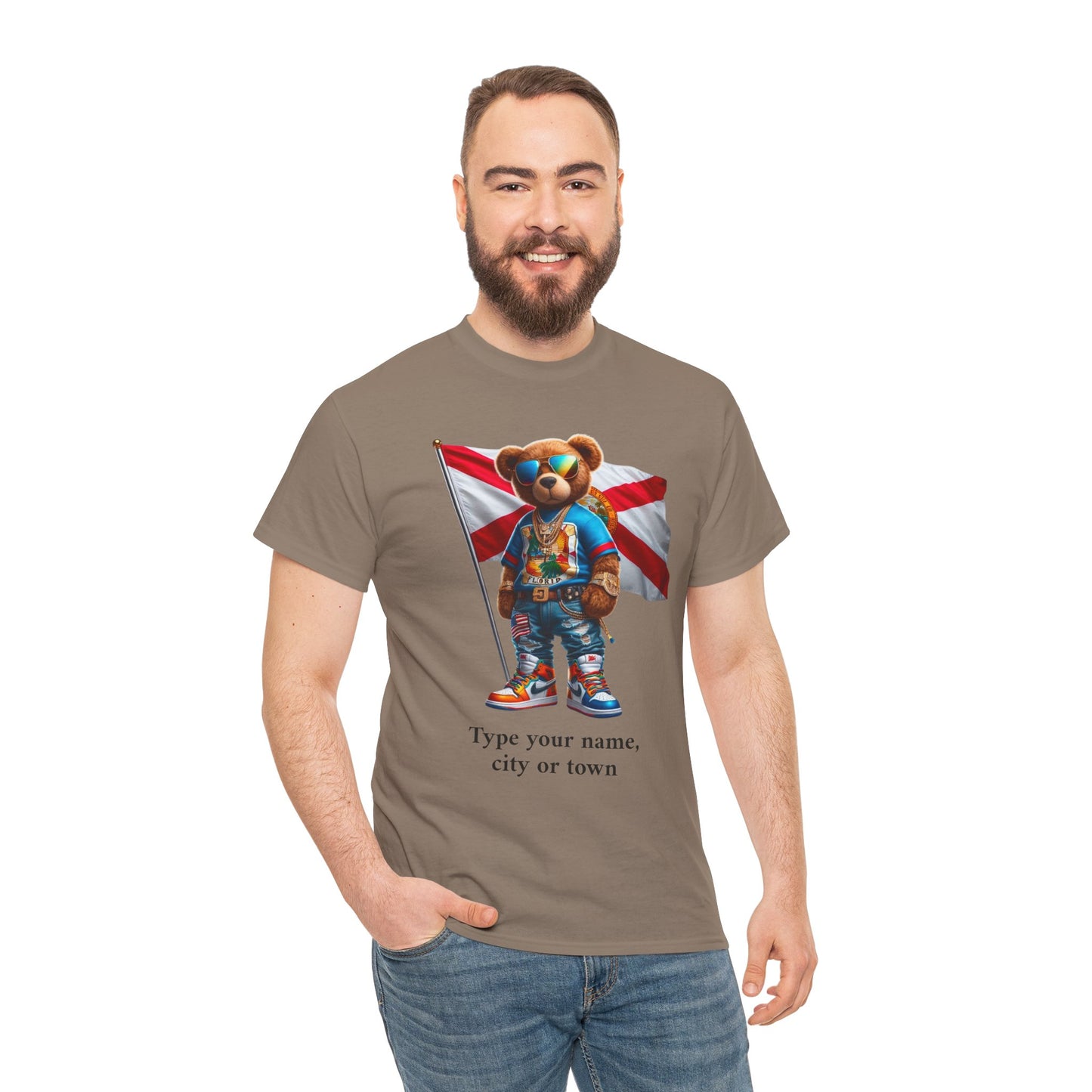 Florida Drip Bear #4 – Luxury Streetwear Graphic Tee - Personalized Unisex Shirt, also for Kids