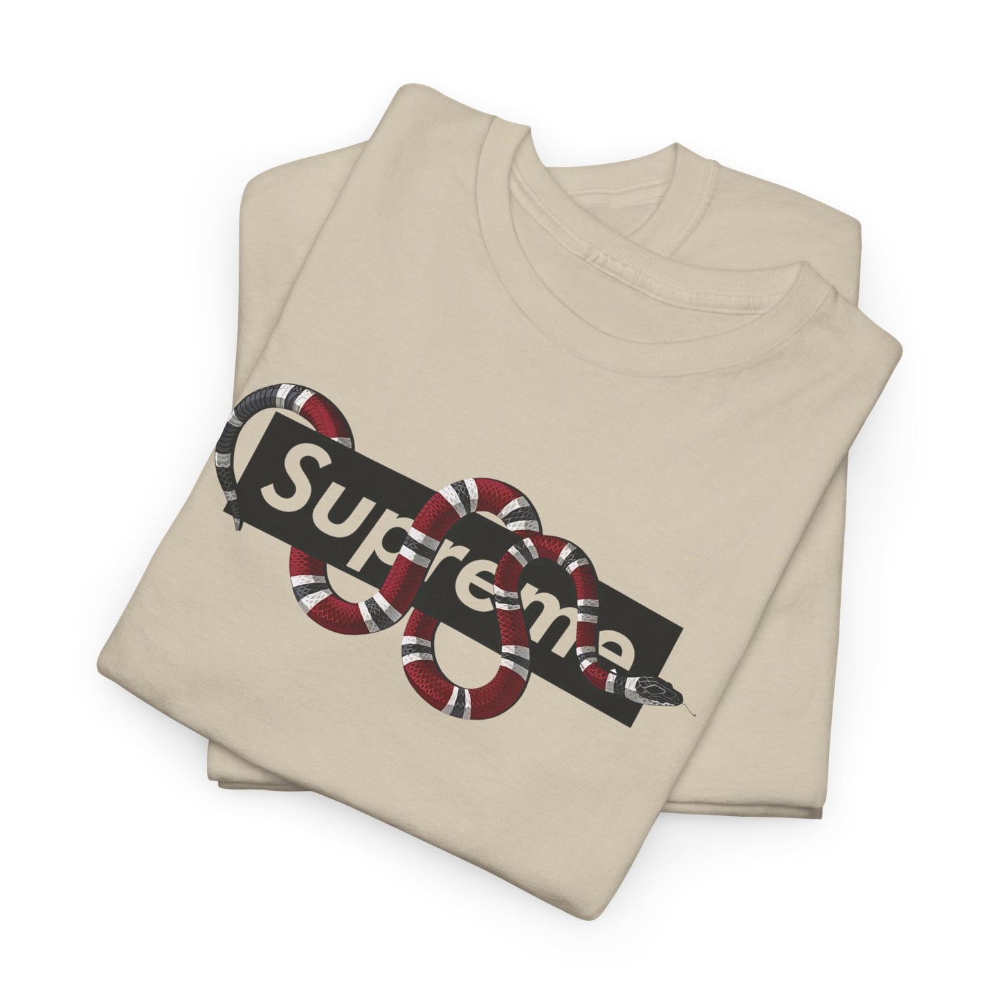 Urban Graphic Design Tee 'Supreme Snake'