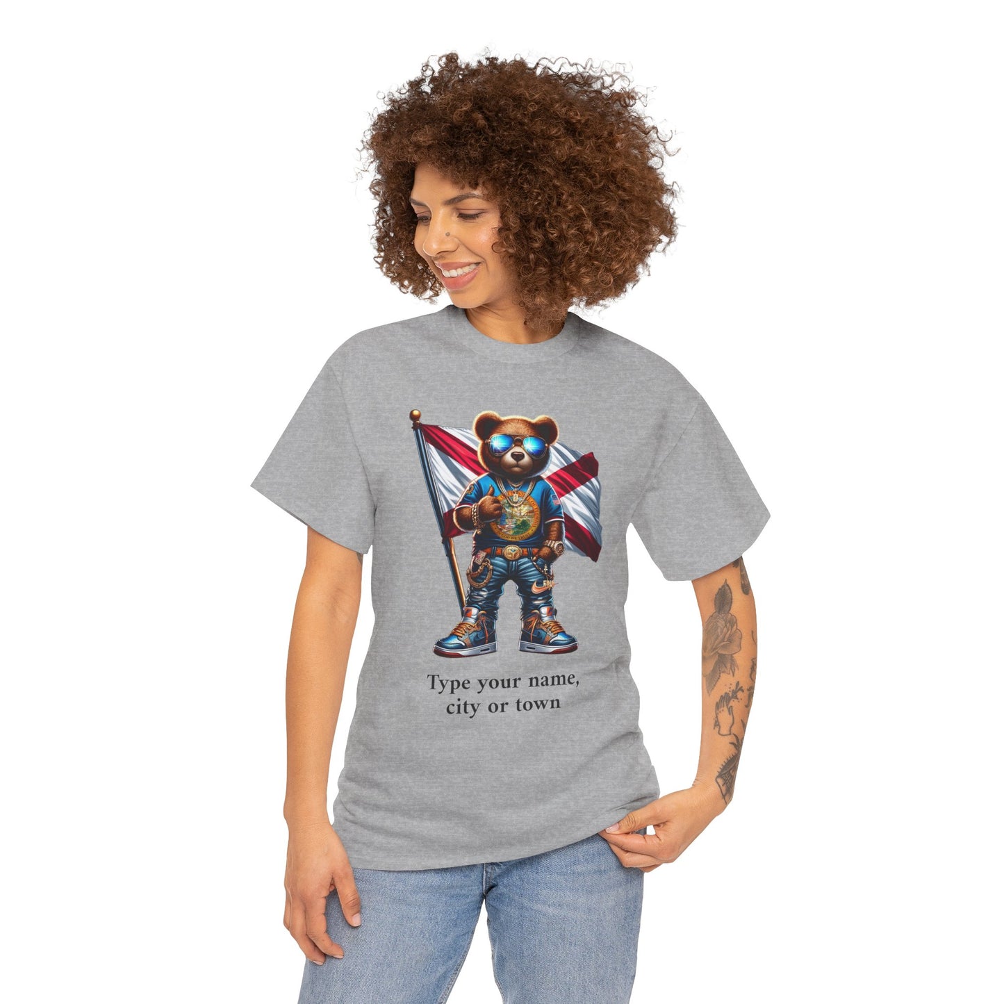 Florida Drip Bear #1 – Luxury Streetwear Graphic Tee - Personalized Unisex Shirt, also for Kids