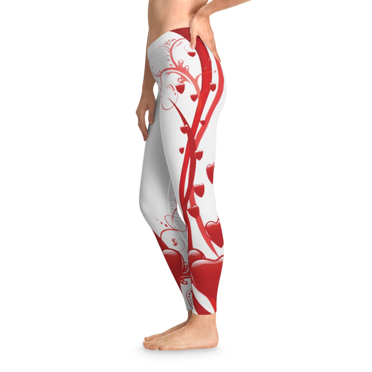 Graphic Heart Leggings – Wear Your Heart in Style ❤️Trendy High-Quality Leggings - Inspired by Designer Fashion