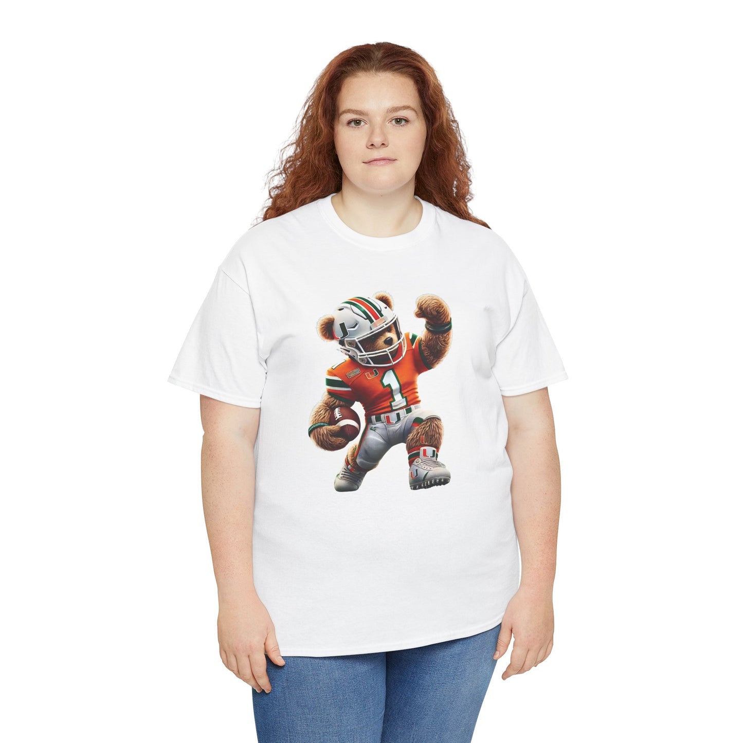 Miami Hurricanes Football Teddy Tee (Express Delivery available)
