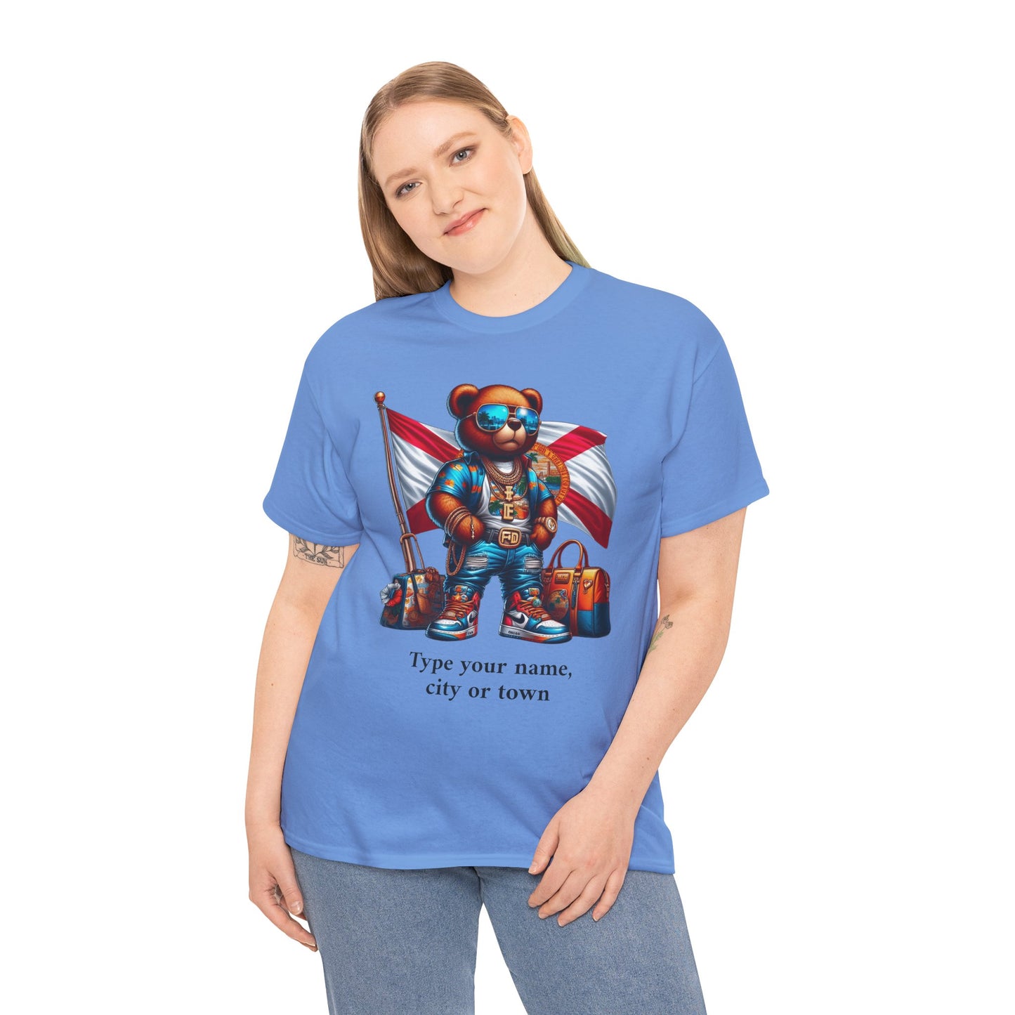 Florida Drip Bear (3) – Luxury Streetwear Graphic Tee - Personalized Unisex Shirt, also for Kids