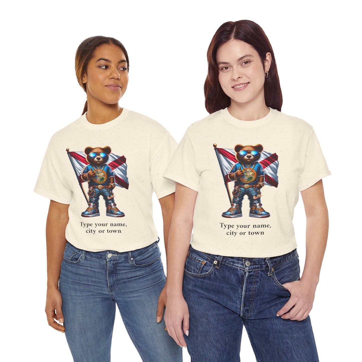 Florida Drip Bear #1 – Luxury Streetwear Graphic Tee - Personalized Unisex Shirt, also for Kids