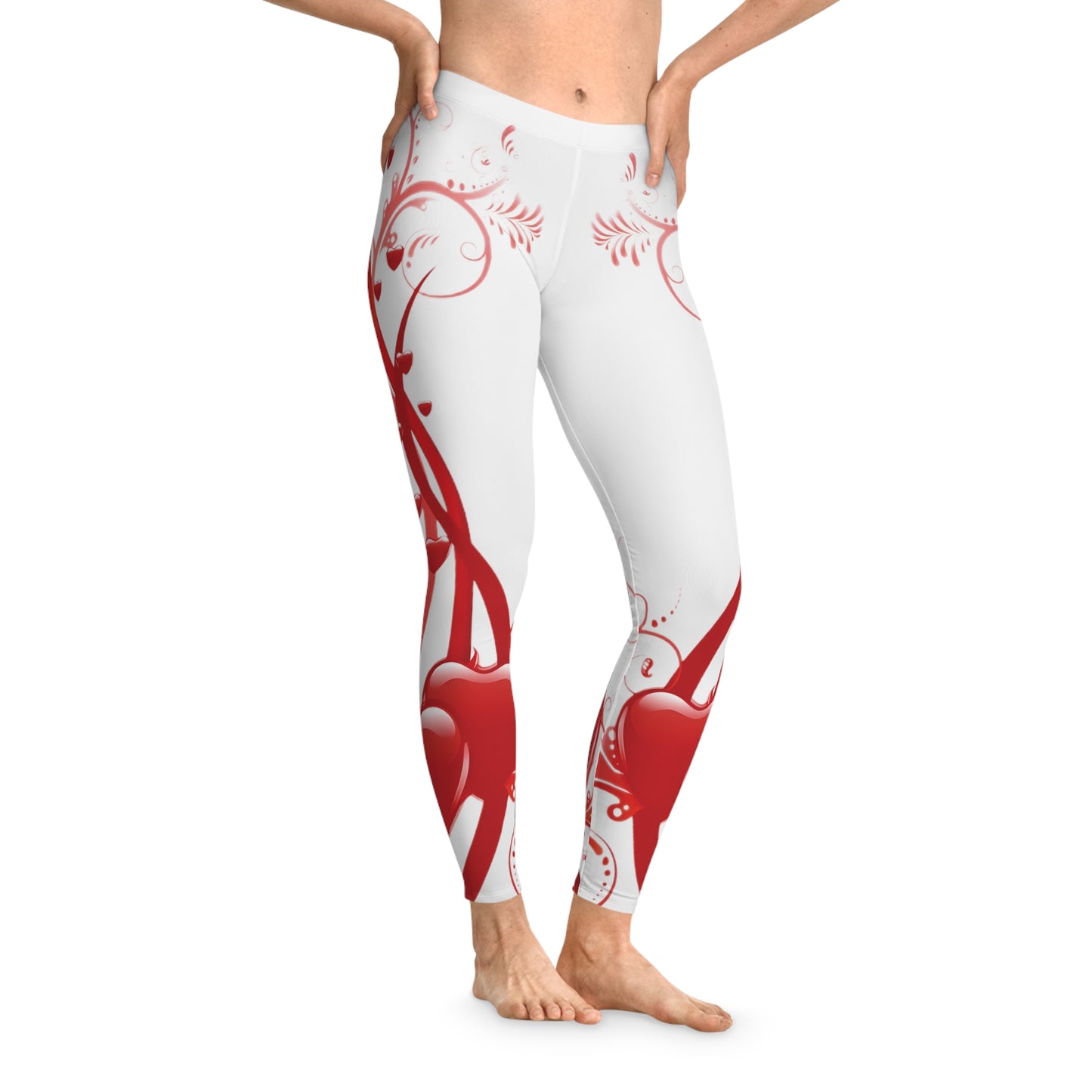 Graphic Heart Leggings – Wear Your Heart in Style ❤️Trendy High-Quality Leggings - Inspired by Designer Fashion
