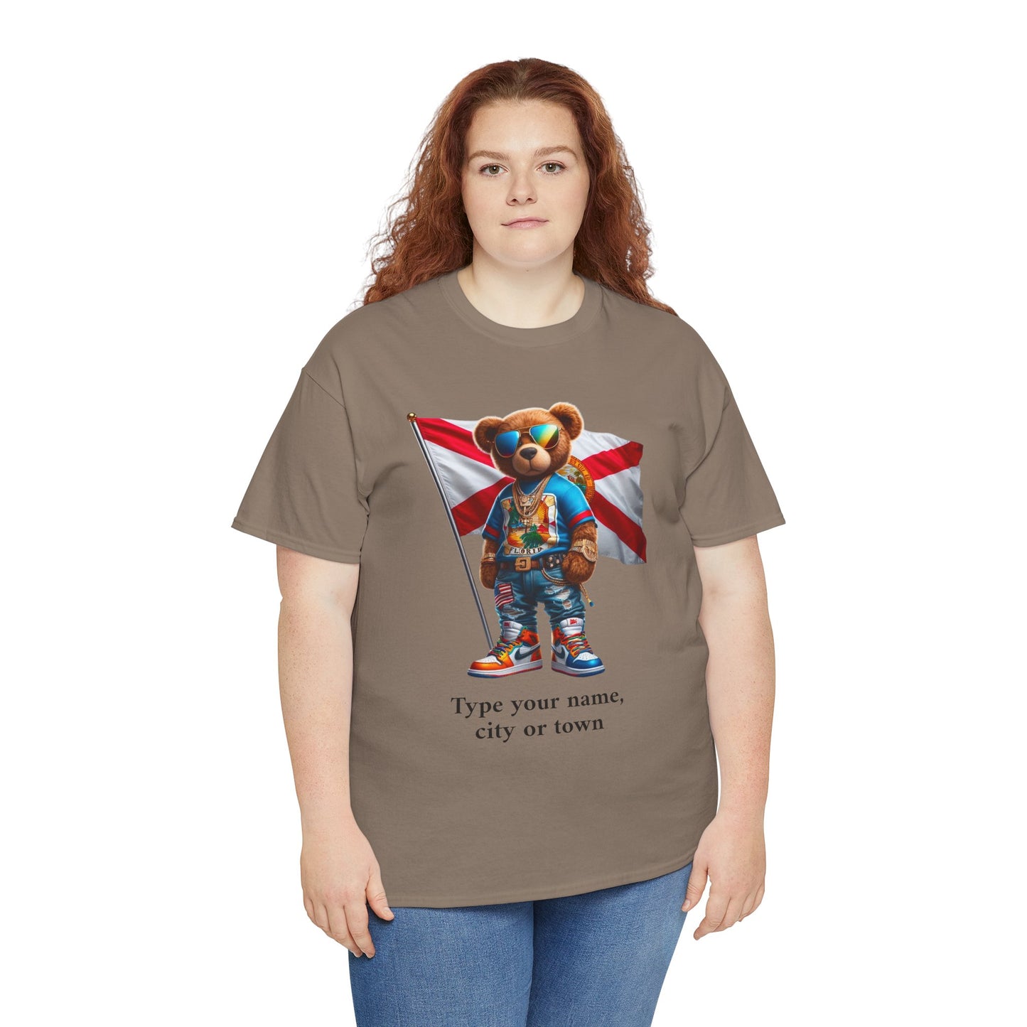 Florida Drip Bear #4 – Luxury Streetwear Graphic Tee - Personalized Unisex Shirt, also for Kids