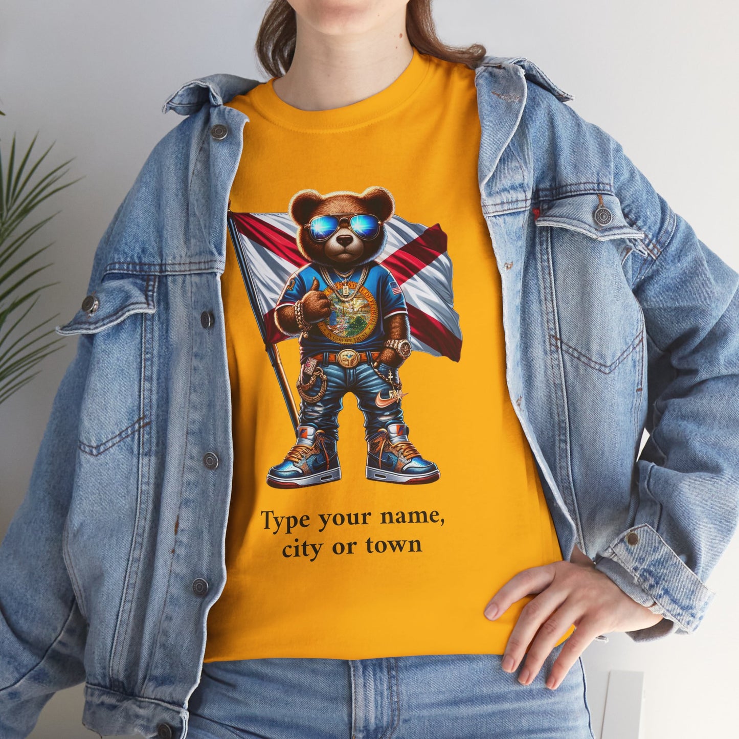 Florida Drip Bear #1 – Luxury Streetwear Graphic Tee - Personalized Unisex Shirt, also for Kids