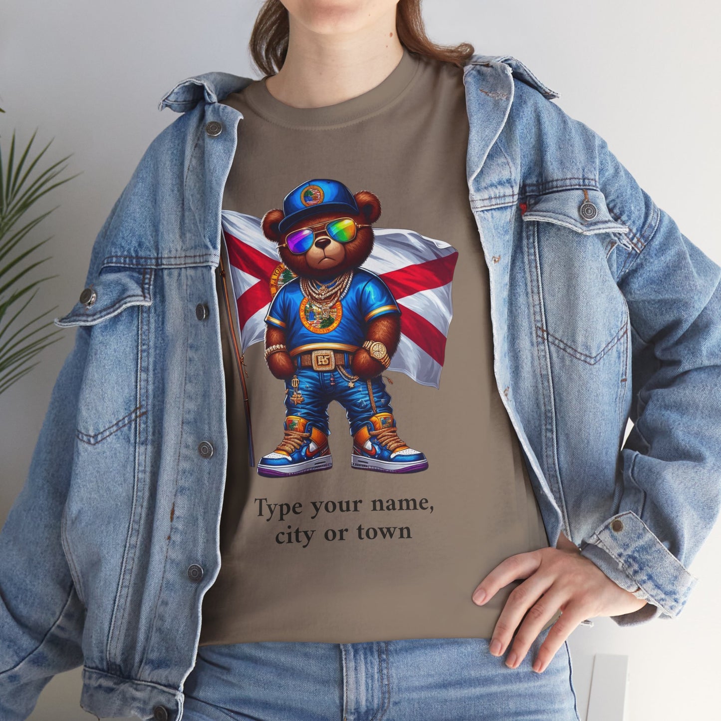 Florida Drip Bear #2 – Luxury Streetwear Graphic Tee - Personalized Unisex Shirt, also for Kids