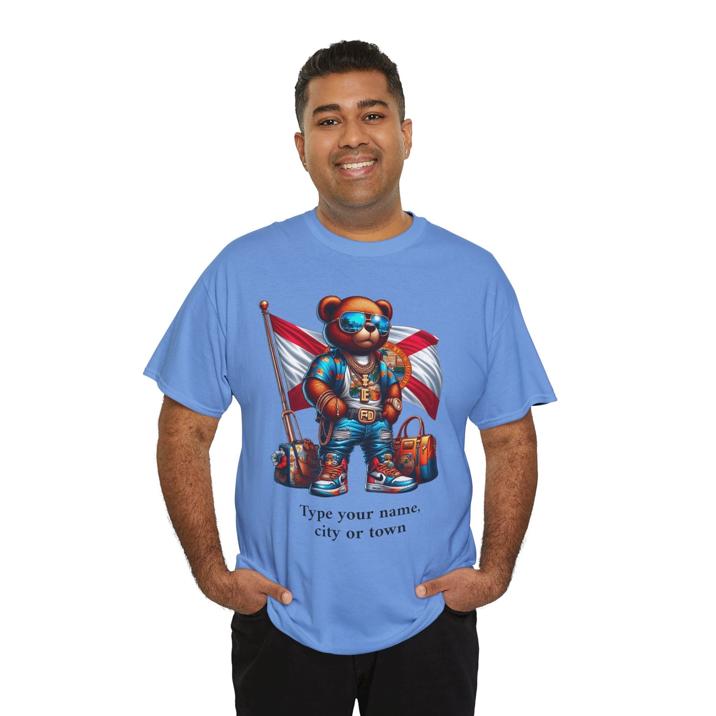 Florida Drip Bear (3) – Luxury Streetwear Graphic Tee - Personalized Unisex Shirt, also for Kids