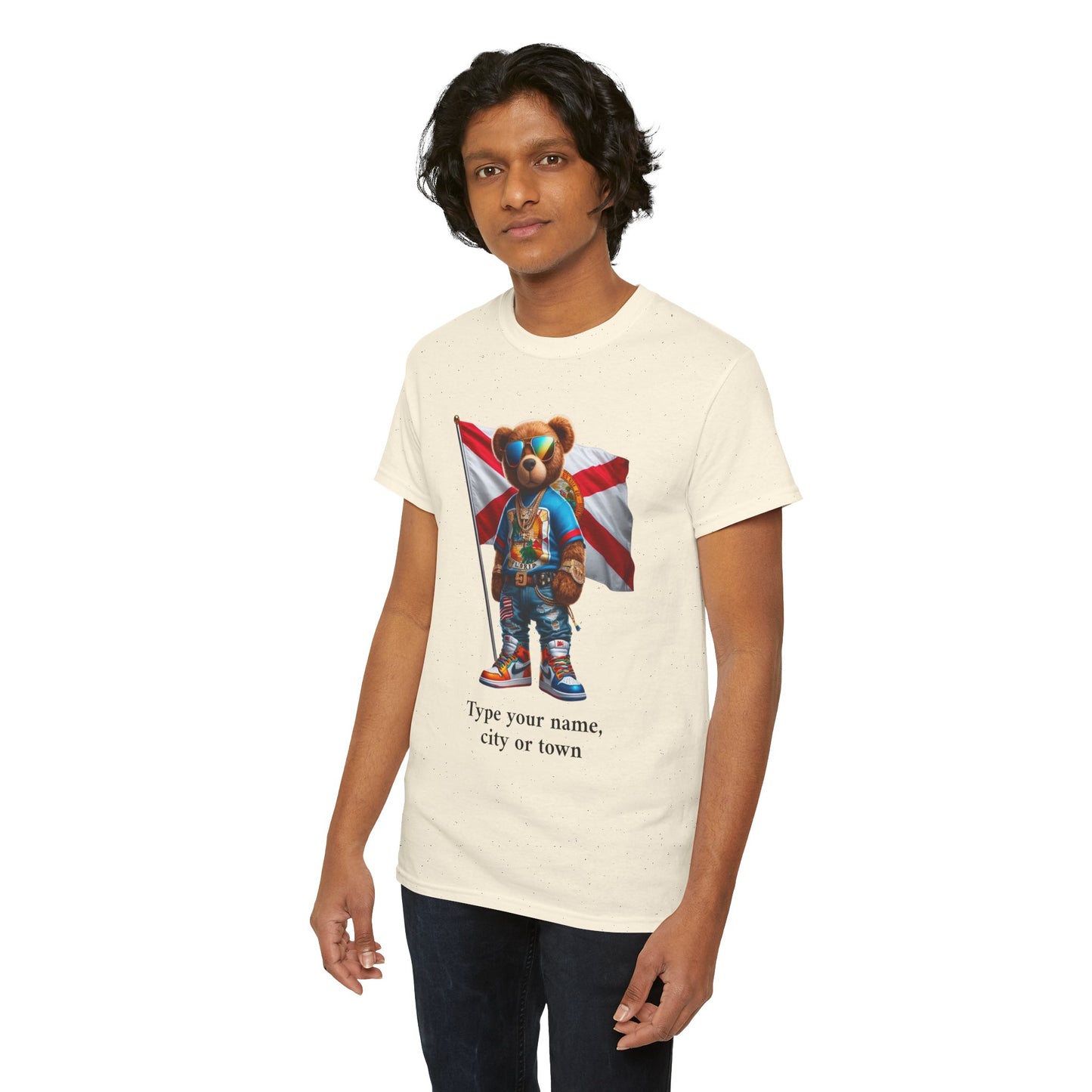 Florida Drip Bear #4 – Luxury Streetwear Graphic Tee - Personalized Unisex Shirt, also for Kids
