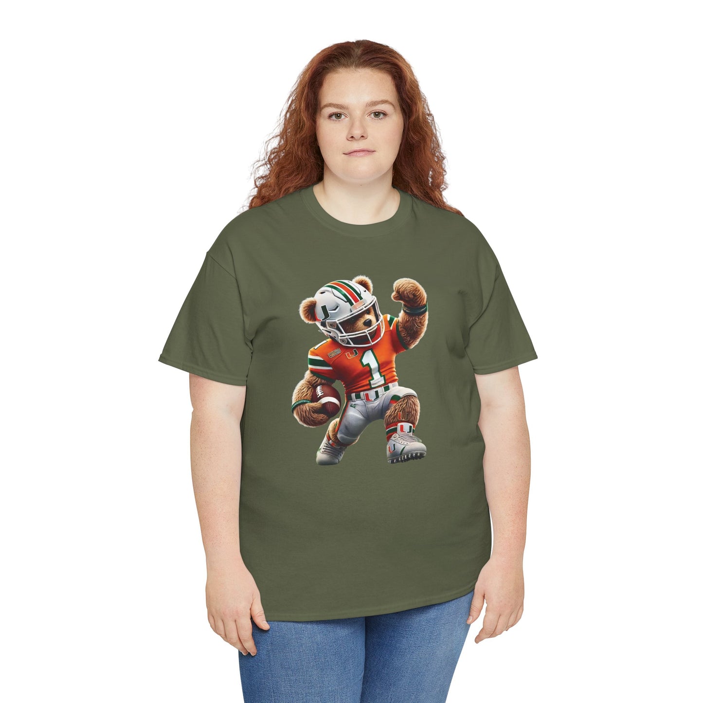 Miami Hurricanes Football Teddy Tee (Express Delivery available)