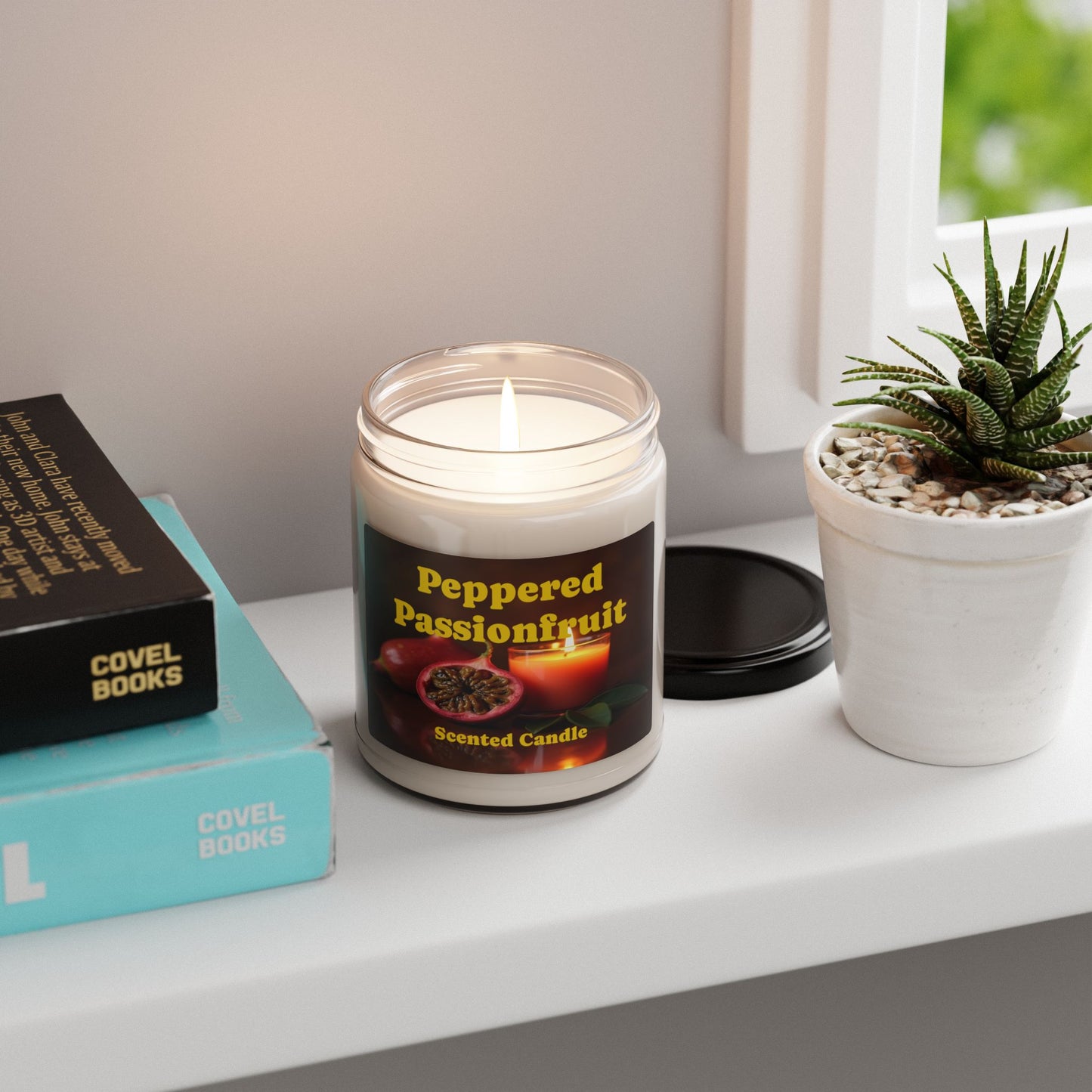 Peppered Passionfruit - Scented Soy Wax Candle, 9oz
