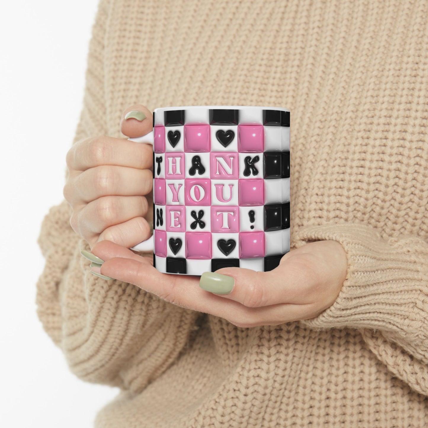 "Thank You Next" Ceramic Mug (11oz, 15oz)