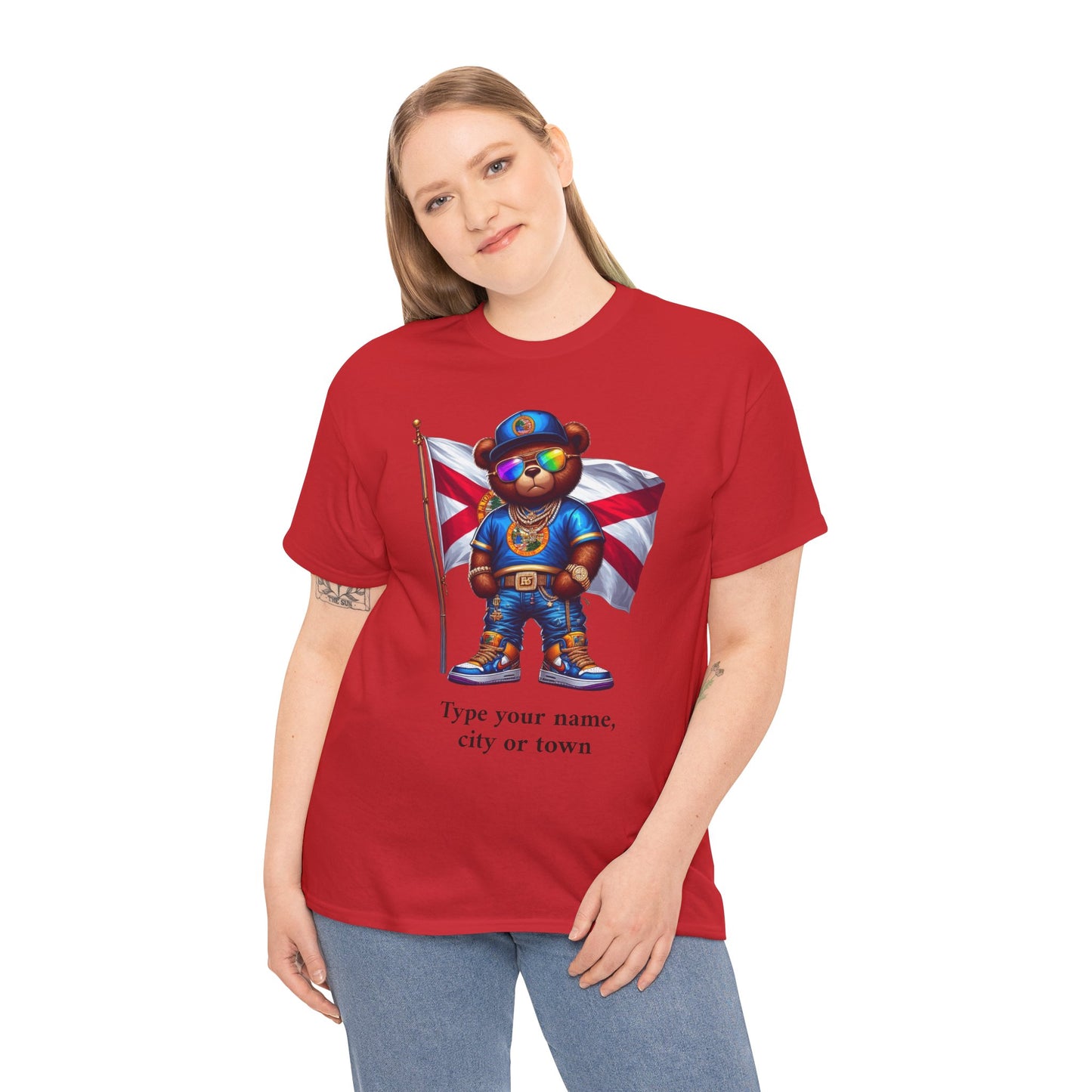 Florida Drip Bear #2 – Luxury Streetwear Graphic Tee - Personalized Unisex Shirt, also for Kids
