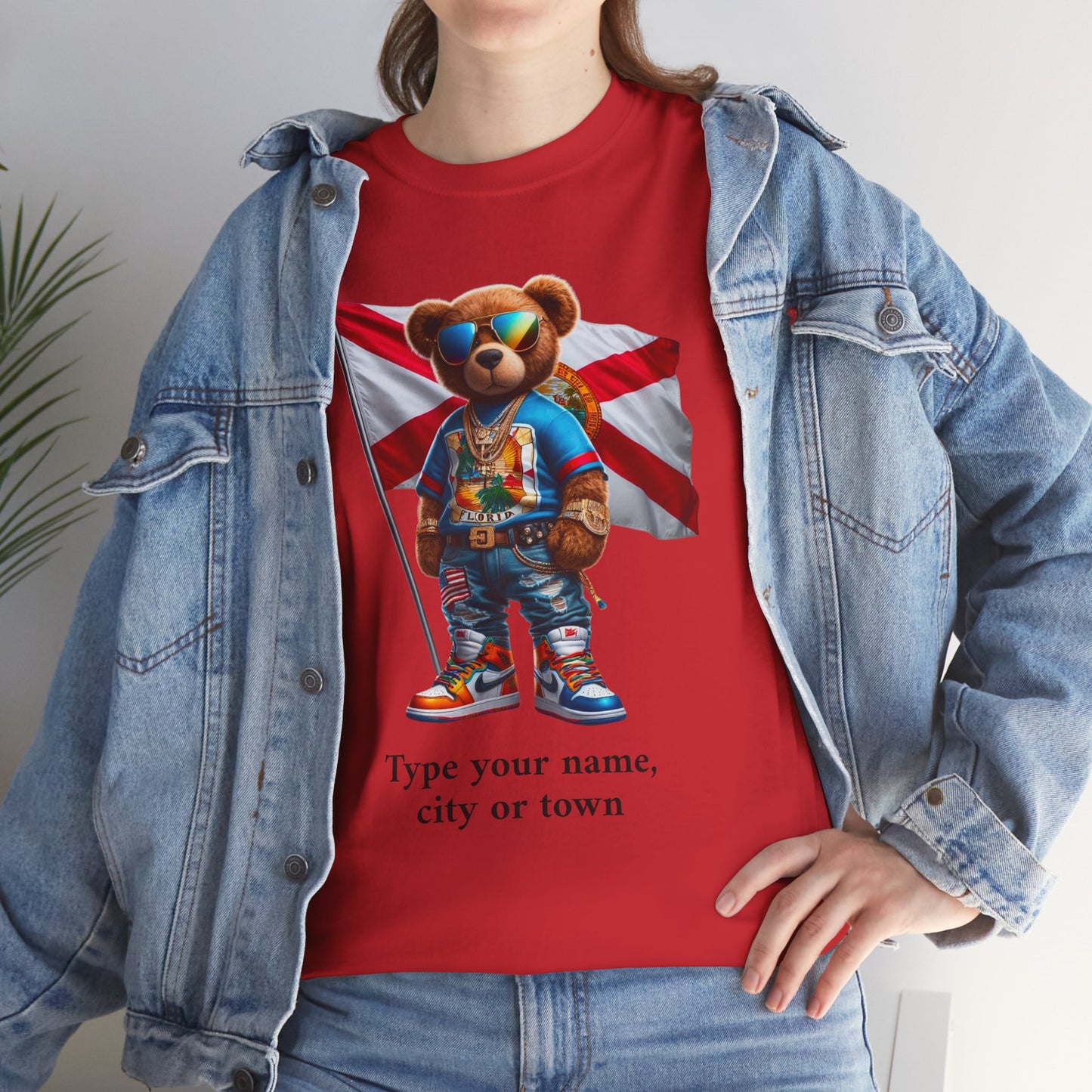 Florida Drip Bear #4 – Luxury Streetwear Graphic Tee - Personalized Unisex Shirt, also for Kids