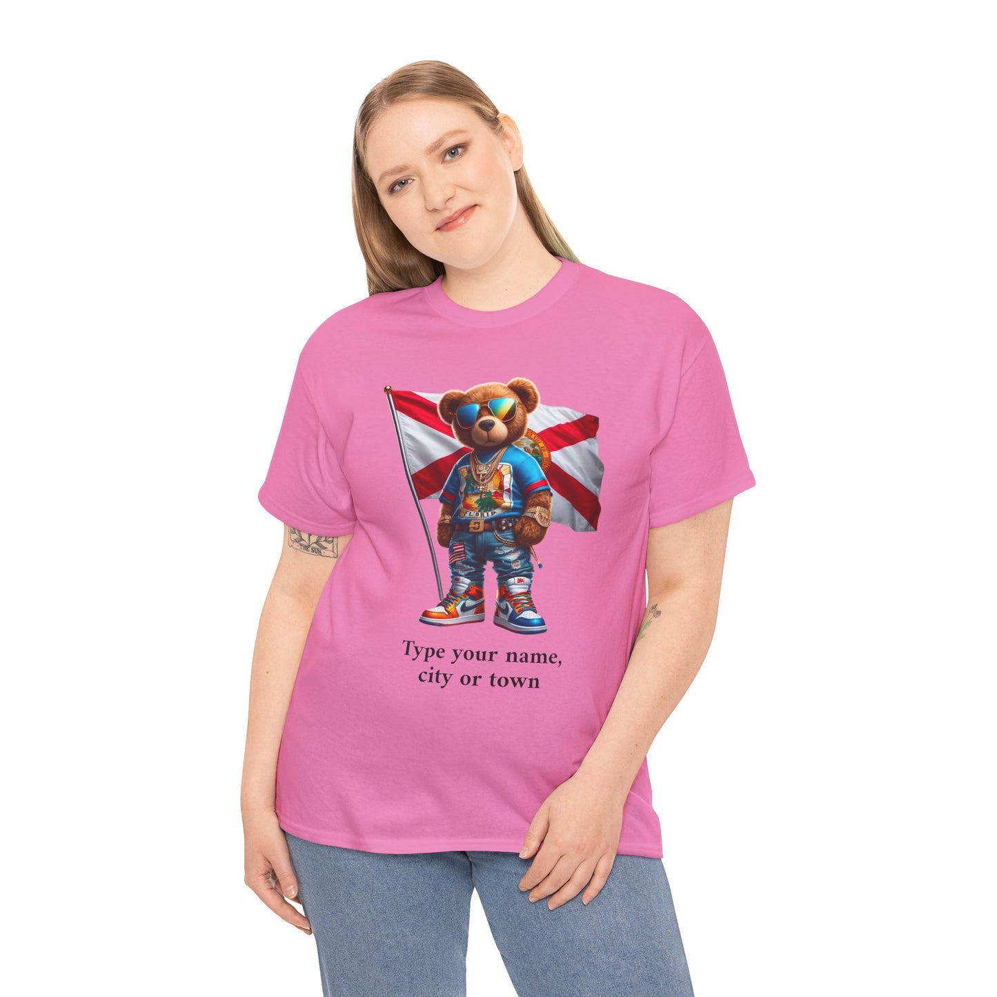 Florida Drip Bear #4 – Luxury Streetwear Graphic Tee - Personalized Unisex Shirt, also for Kids
