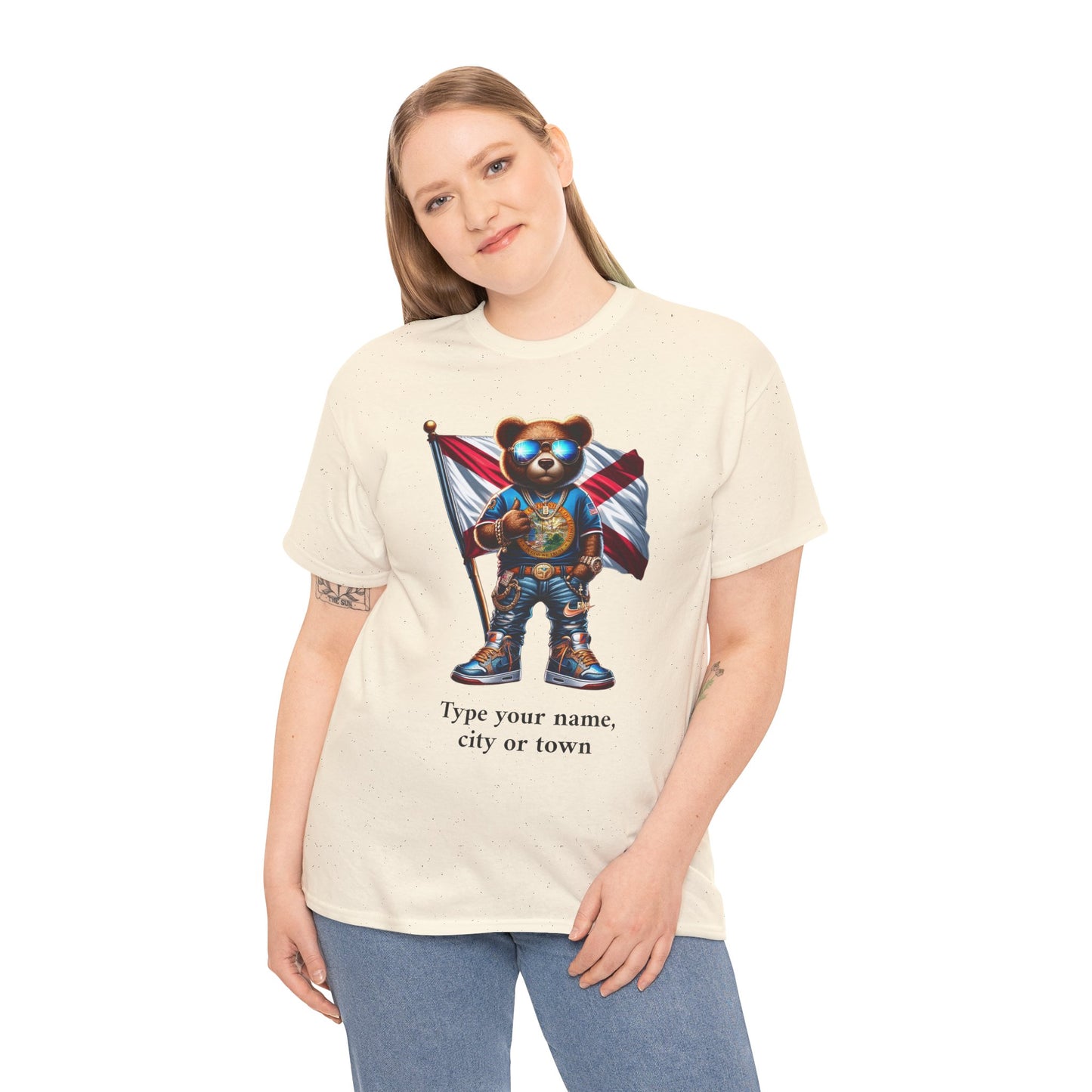 Florida Drip Bear #1 – Luxury Streetwear Graphic Tee - Personalized Unisex Shirt, also for Kids