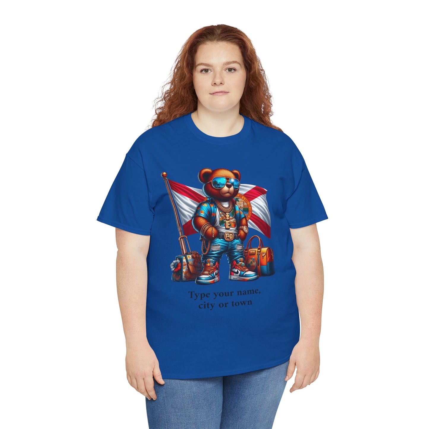Florida Drip Bear (3) – Luxury Streetwear Graphic Tee - Personalized Unisex Shirt, also for Kids