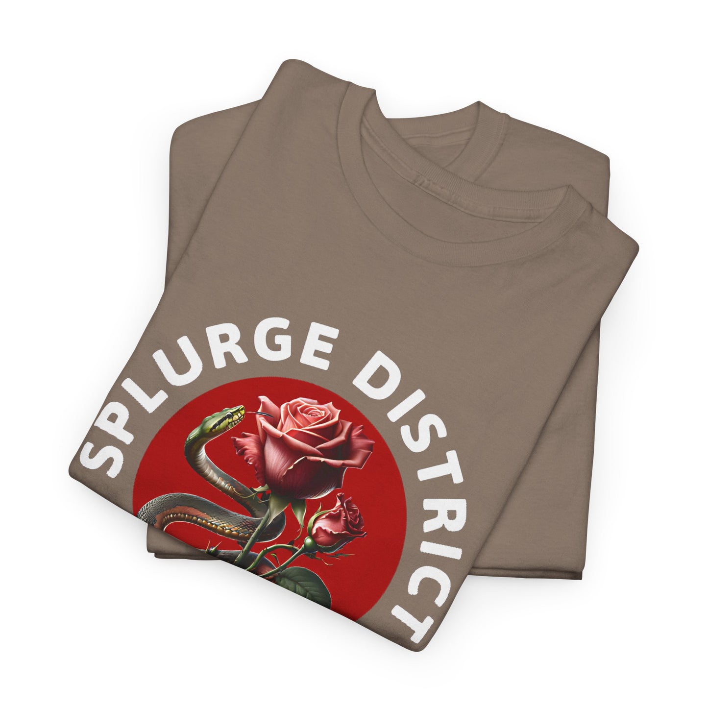 Splurge District Graphic Tee - with Rose Design