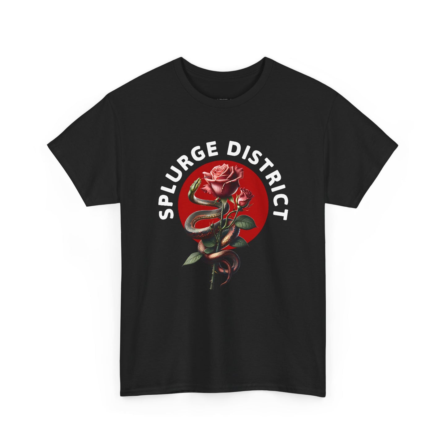 Splurge District Graphic Tee - with Rose Design