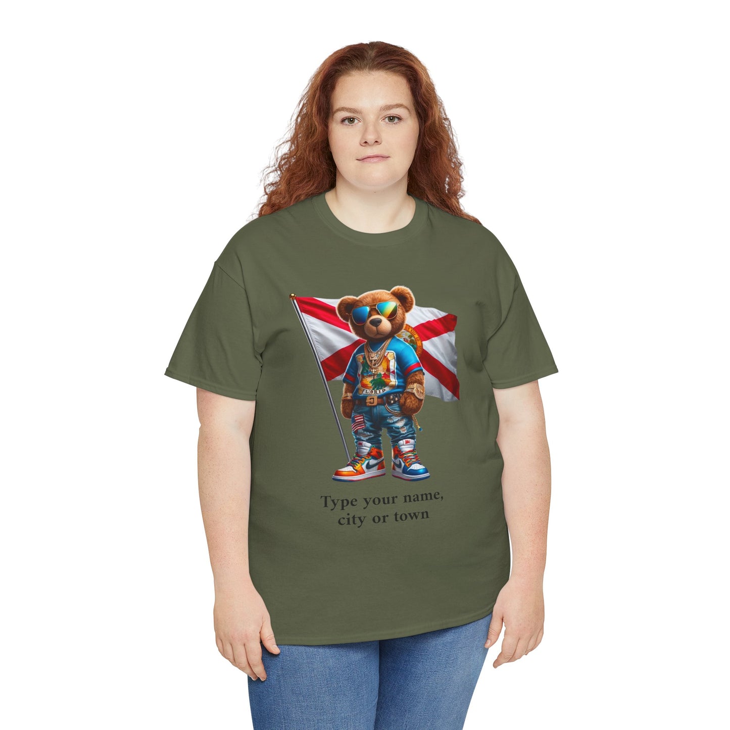 Florida Drip Bear #4 – Luxury Streetwear Graphic Tee - Personalized Unisex Shirt, also for Kids