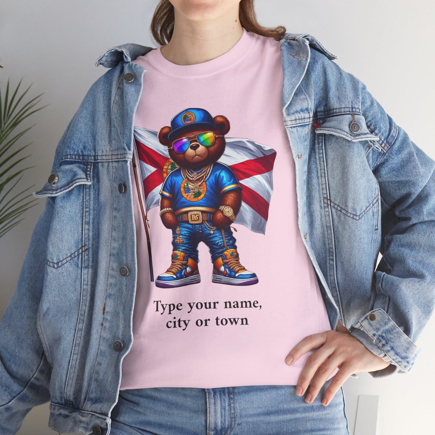 Florida Drip Bear #2 – Luxury Streetwear Graphic Tee - Personalized Unisex Shirt, also for Kids
