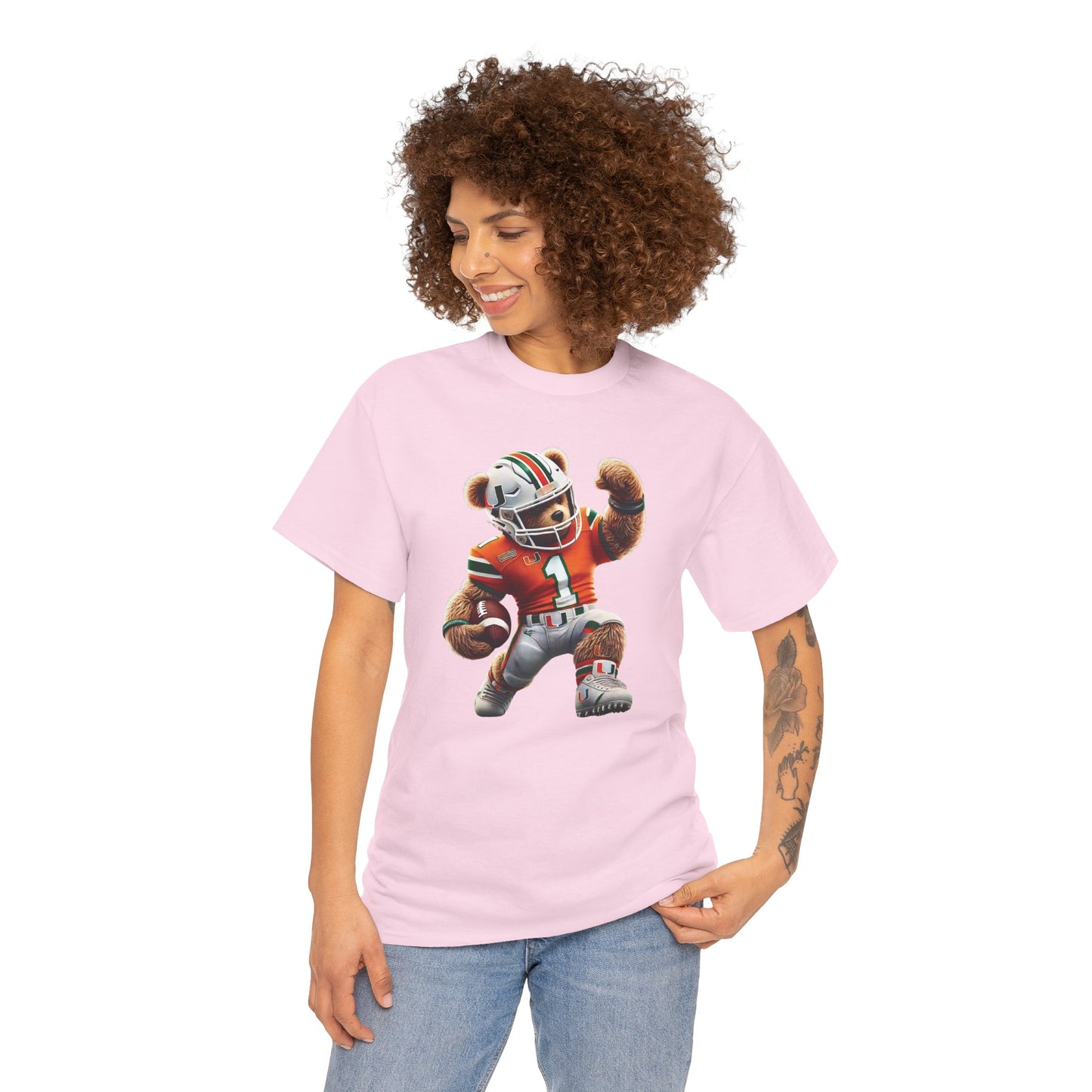Miami Hurricanes Football Teddy Tee (Express Delivery available)