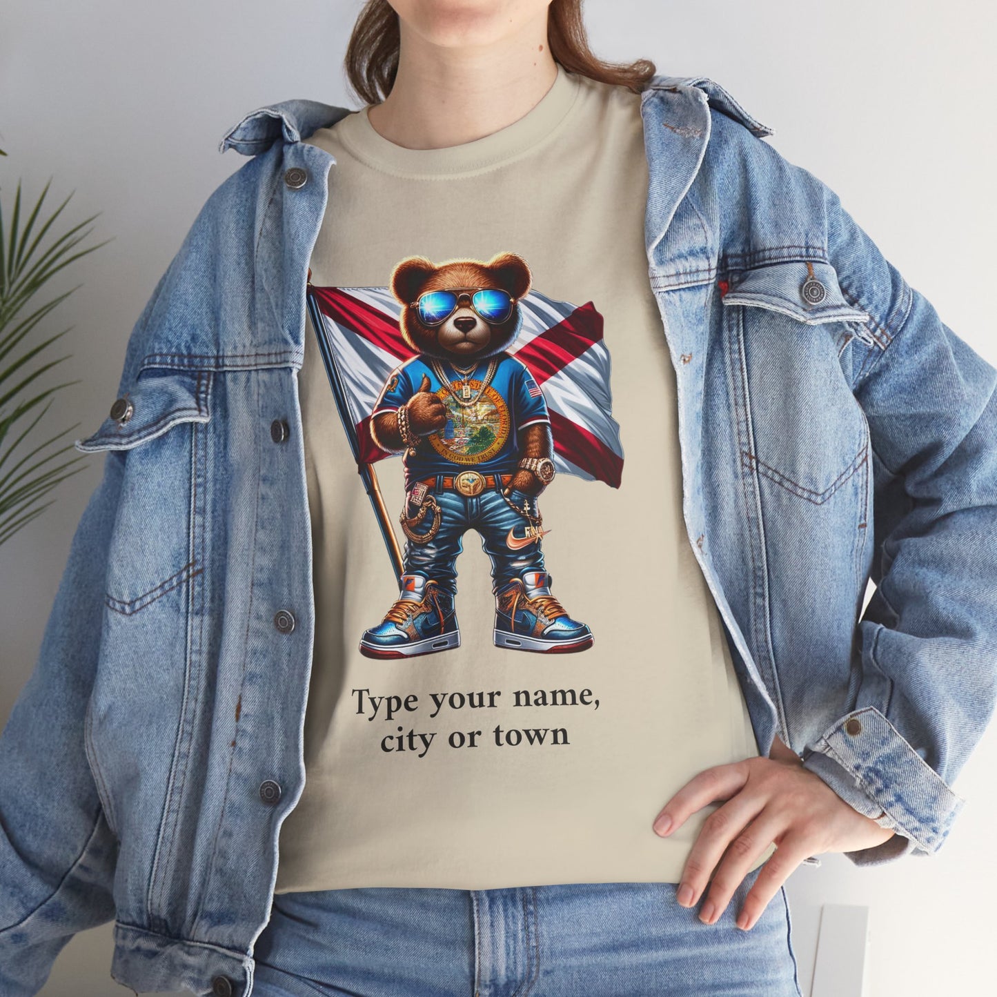Florida Drip Bear #1 – Luxury Streetwear Graphic Tee - Personalized Unisex Shirt, also for Kids
