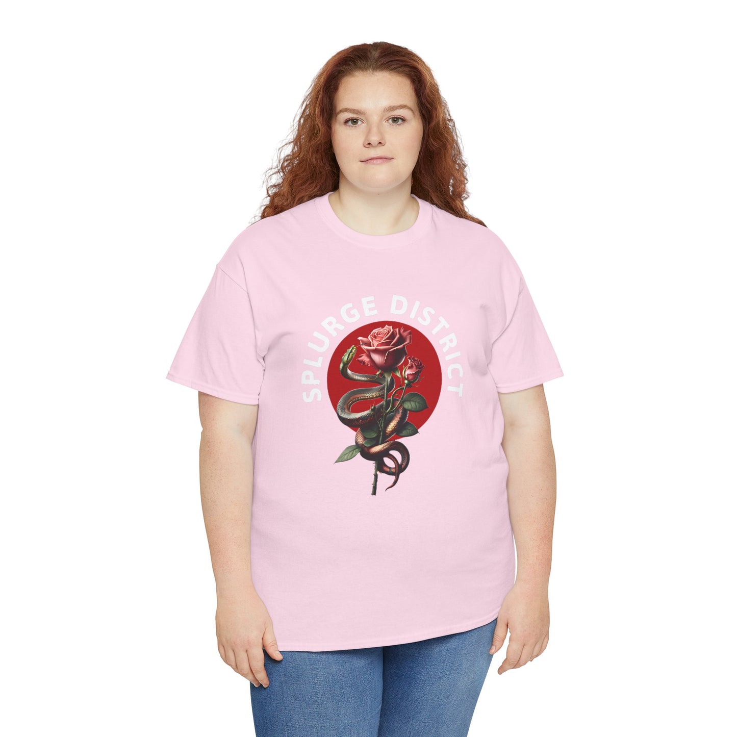 Splurge District Graphic Tee - with Rose Design