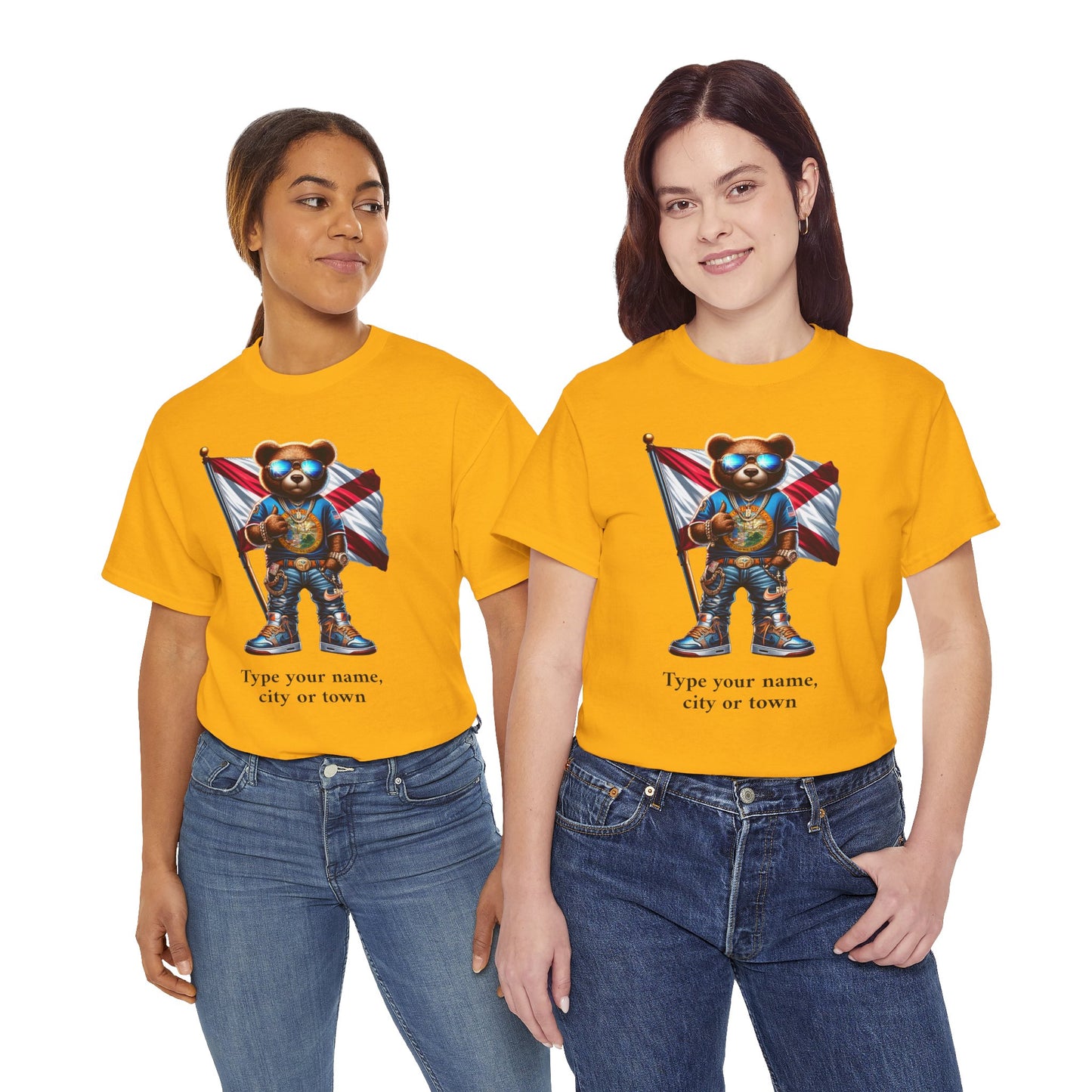 Florida Drip Bear #1 – Luxury Streetwear Graphic Tee - Personalized Unisex Shirt, also for Kids