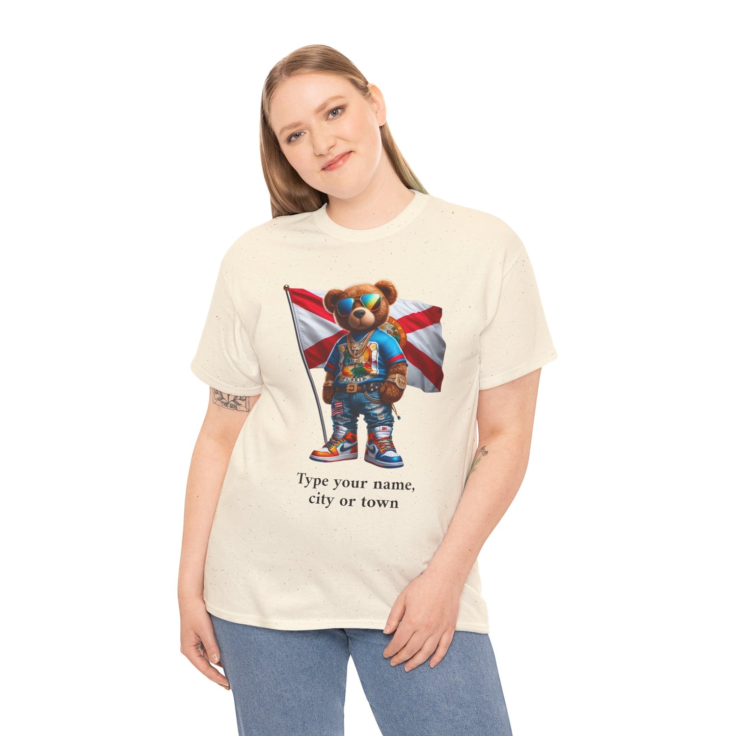 Florida Drip Bear #4 – Luxury Streetwear Graphic Tee - Personalized Unisex Shirt, also for Kids