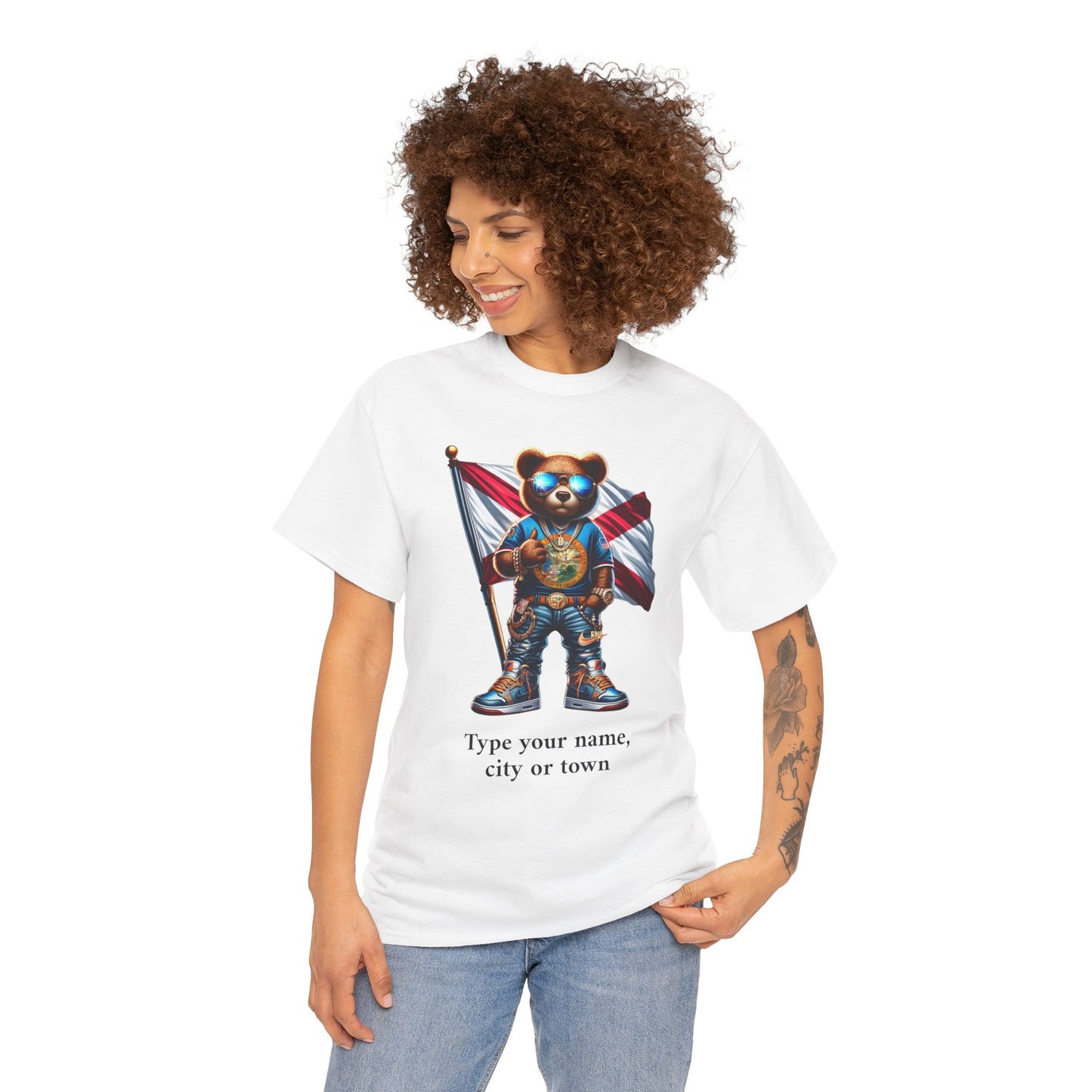 Florida Drip Bear #1 – Luxury Streetwear Graphic Tee - Personalized Unisex Shirt, also for Kids