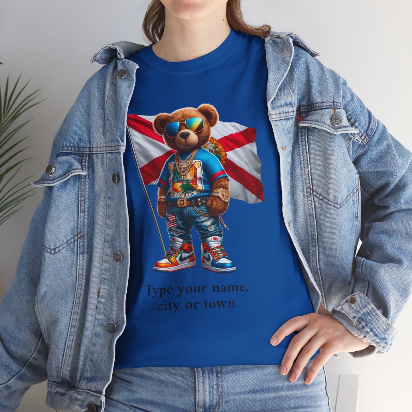 Florida Drip Bear #4 – Luxury Streetwear Graphic Tee - Personalized Unisex Shirt, also for Kids