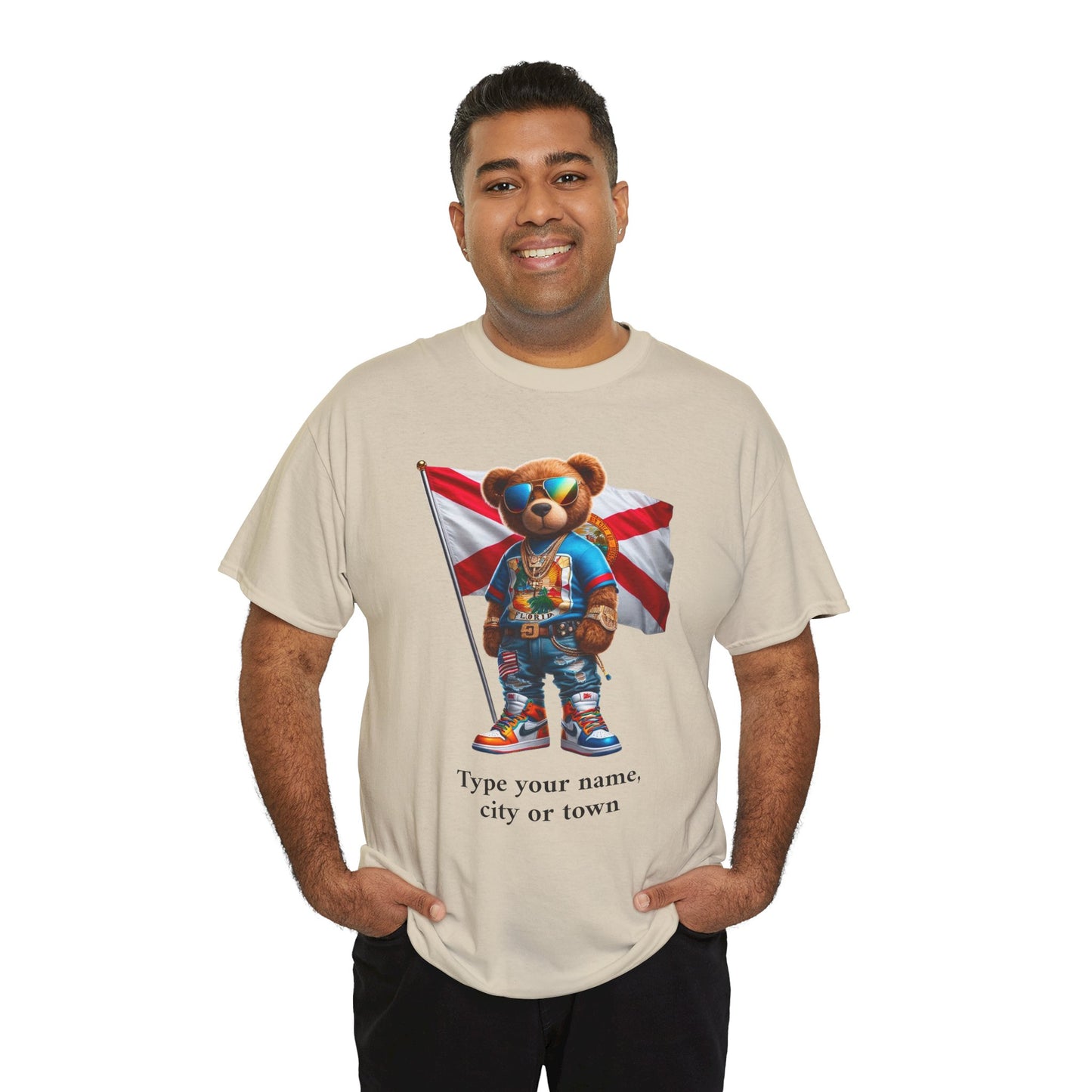 Florida Drip Bear #4 – Luxury Streetwear Graphic Tee - Personalized Unisex Shirt, also for Kids