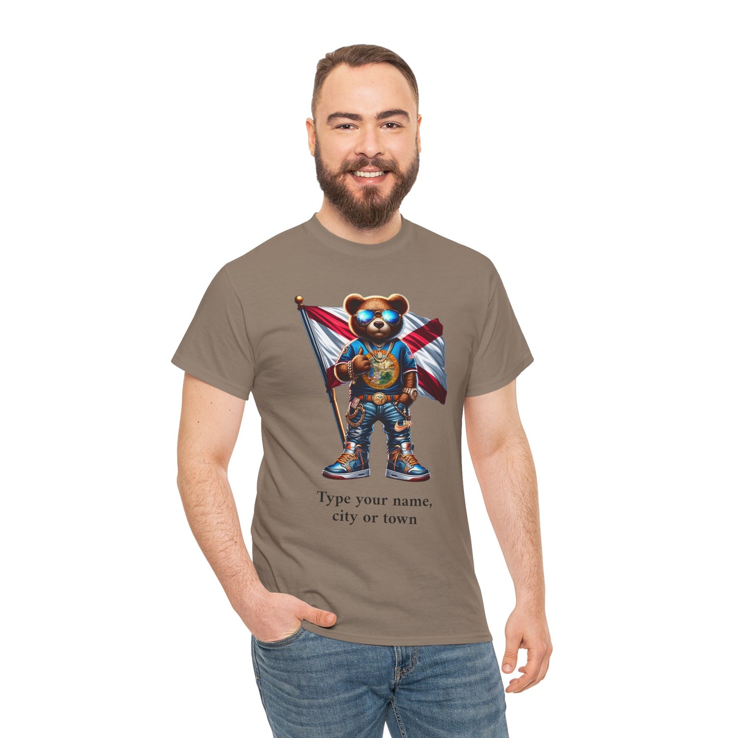 Florida Drip Bear #1 – Luxury Streetwear Graphic Tee - Personalized Unisex Shirt, also for Kids