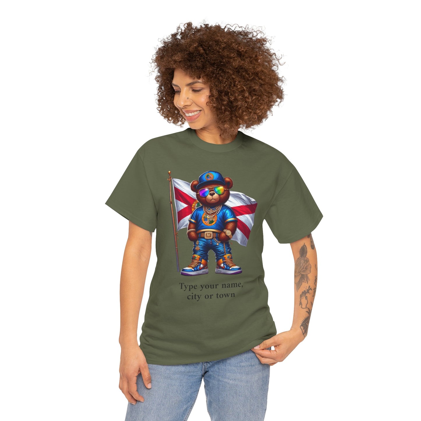 Florida Drip Bear #2 – Luxury Streetwear Graphic Tee - Personalized Unisex Shirt, also for Kids
