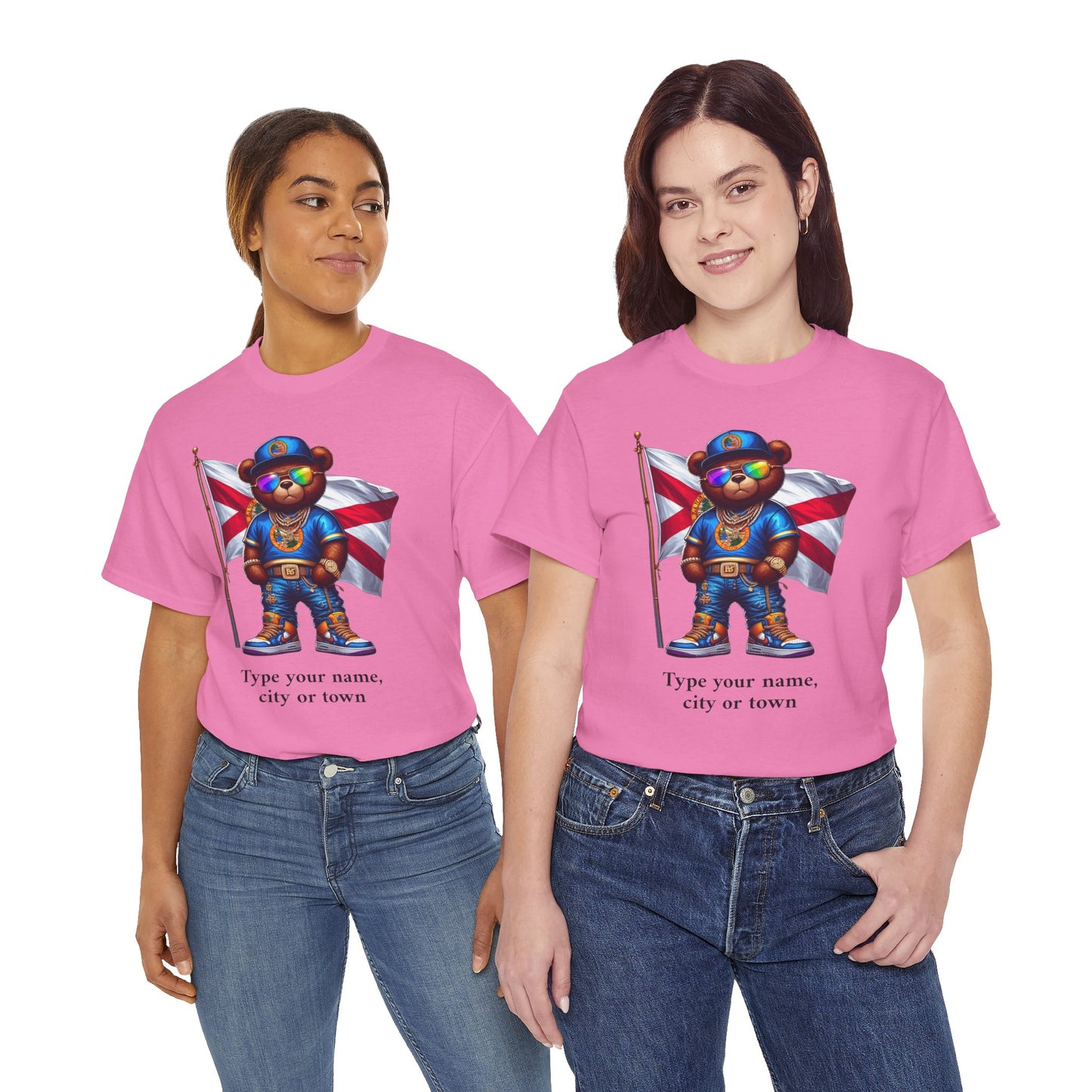 Florida Drip Bear #2 – Luxury Streetwear Graphic Tee - Personalized Unisex Shirt, also for Kids