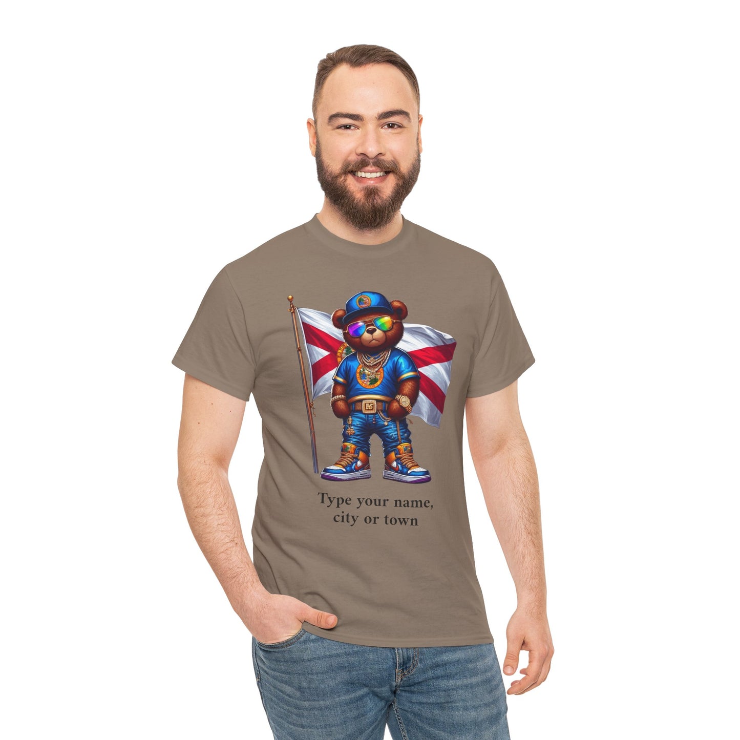 Florida Drip Bear #2 – Luxury Streetwear Graphic Tee - Personalized Unisex Shirt, also for Kids