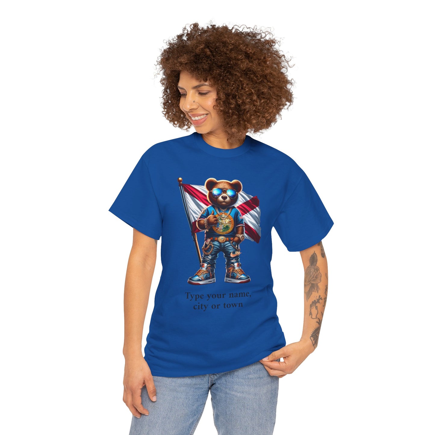 Florida Drip Bear #1 – Luxury Streetwear Graphic Tee - Personalized Unisex Shirt, also for Kids