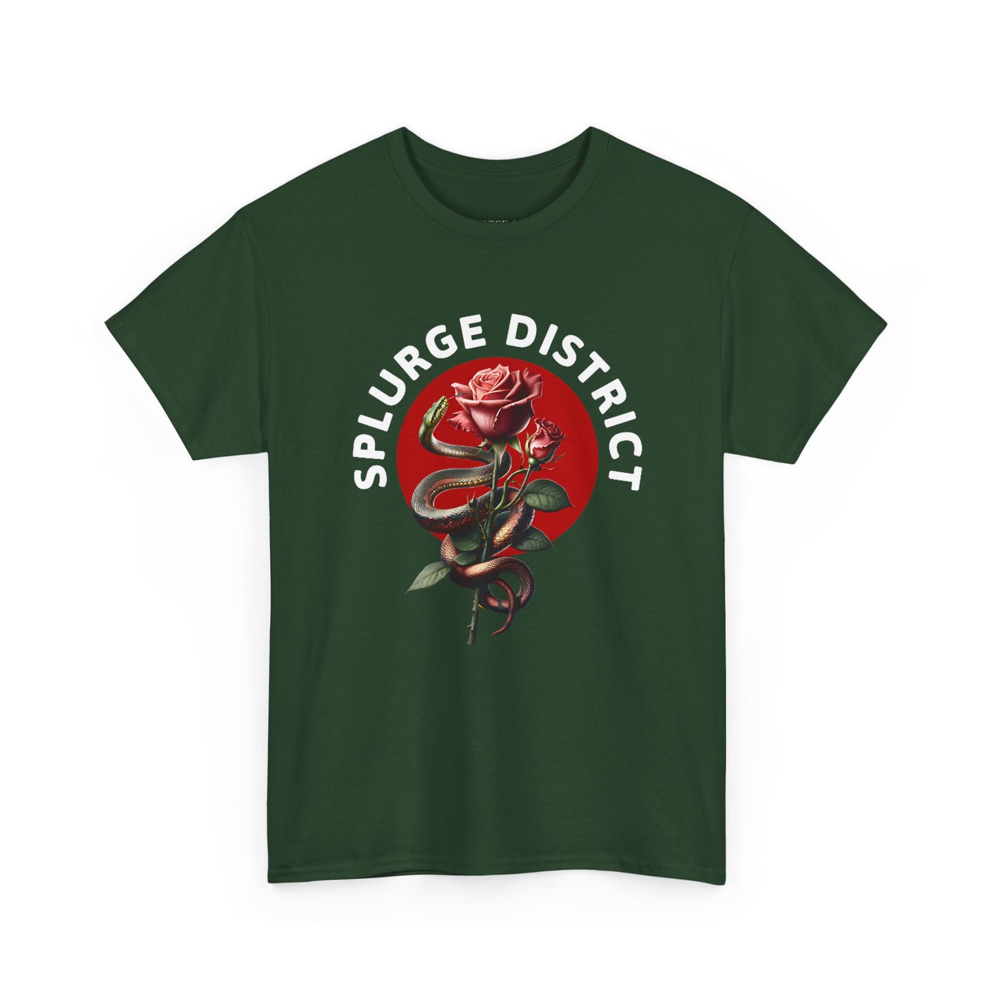 Splurge District Graphic Tee - with Rose Design