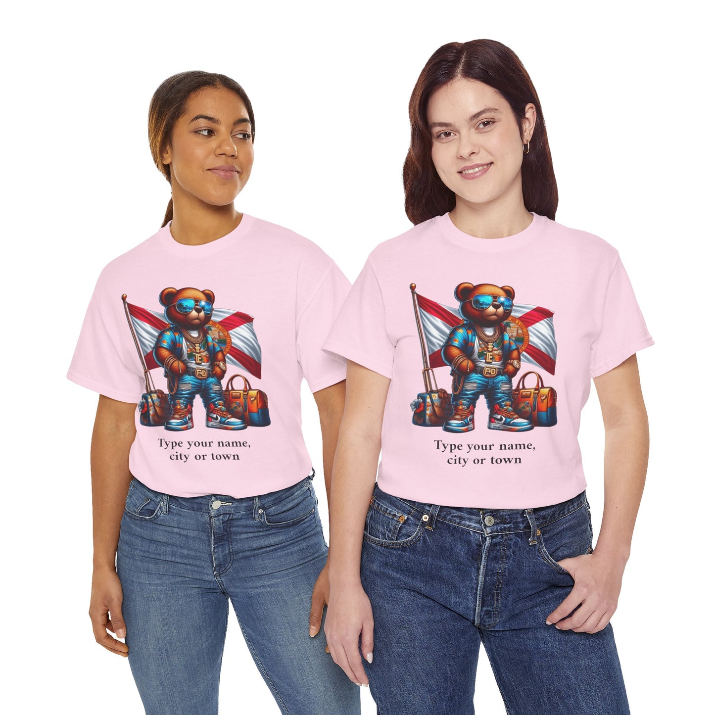 Florida Drip Bear (3) – Luxury Streetwear Graphic Tee - Personalized Unisex Shirt, also for Kids