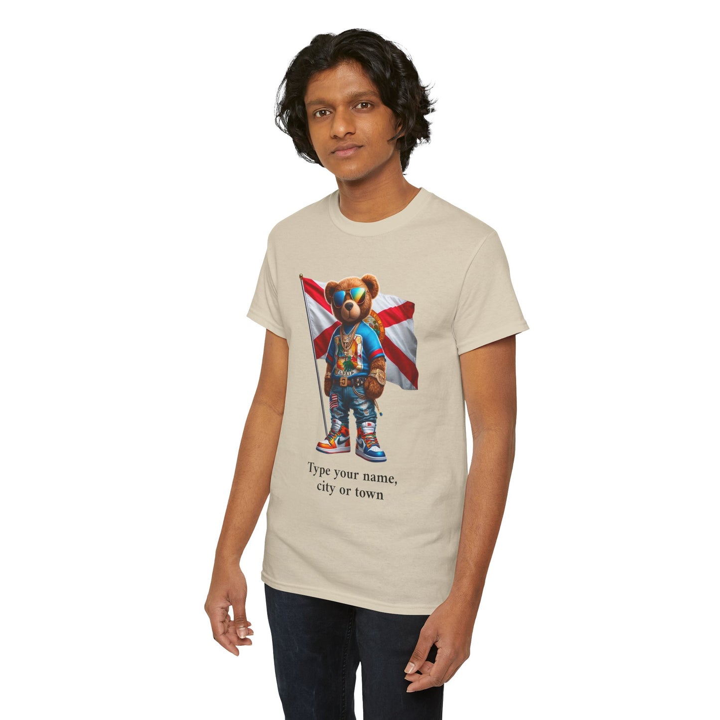 Florida Drip Bear #4 – Luxury Streetwear Graphic Tee - Personalized Unisex Shirt, also for Kids