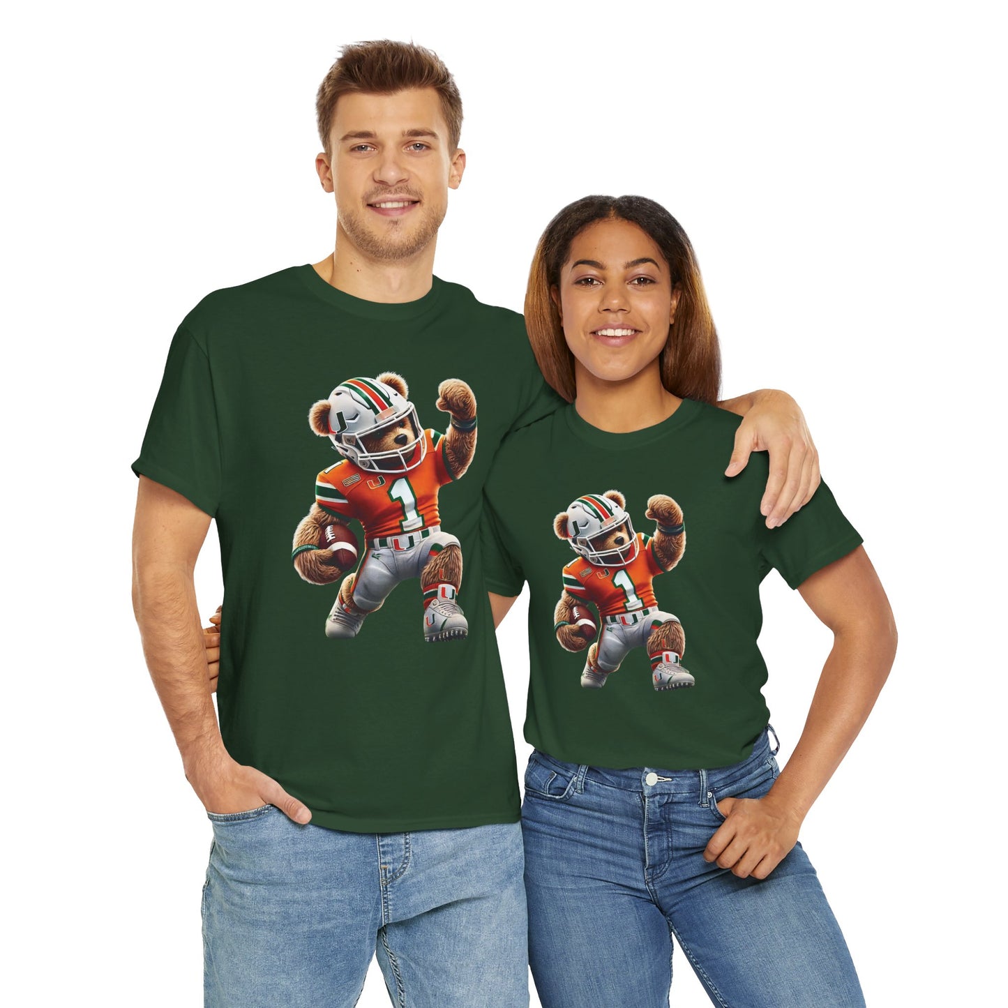 Miami Hurricanes Football Teddy Tee (Express Delivery available)