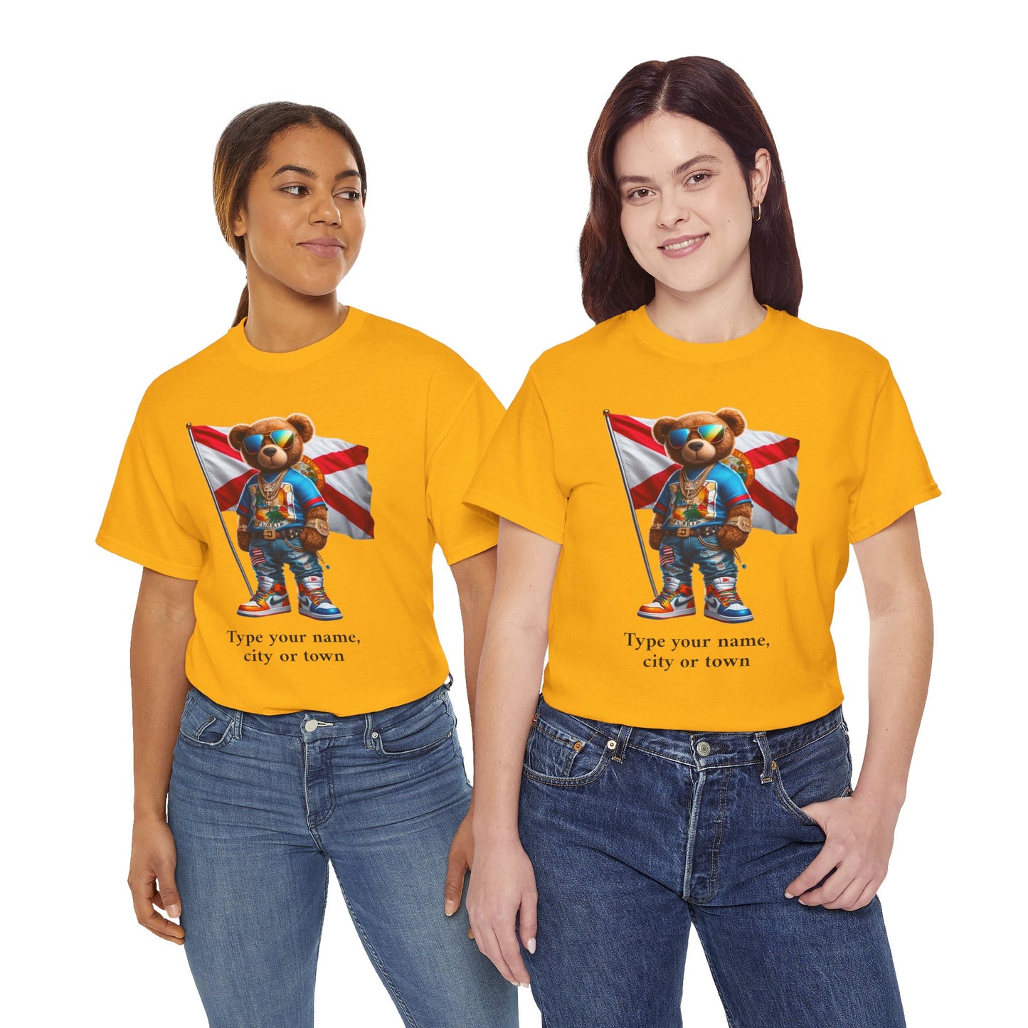 Florida Drip Bear #4 – Luxury Streetwear Graphic Tee - Personalized Unisex Shirt, also for Kids