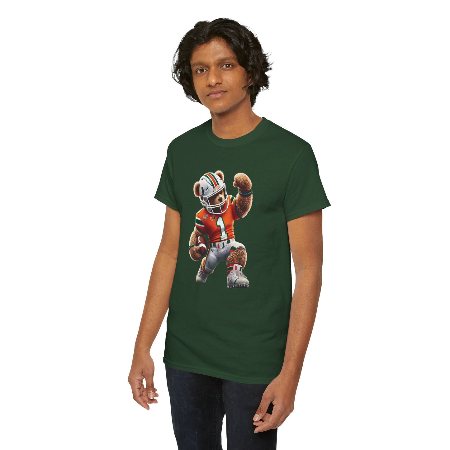 Miami Hurricanes Football Teddy Tee (Express Delivery available)